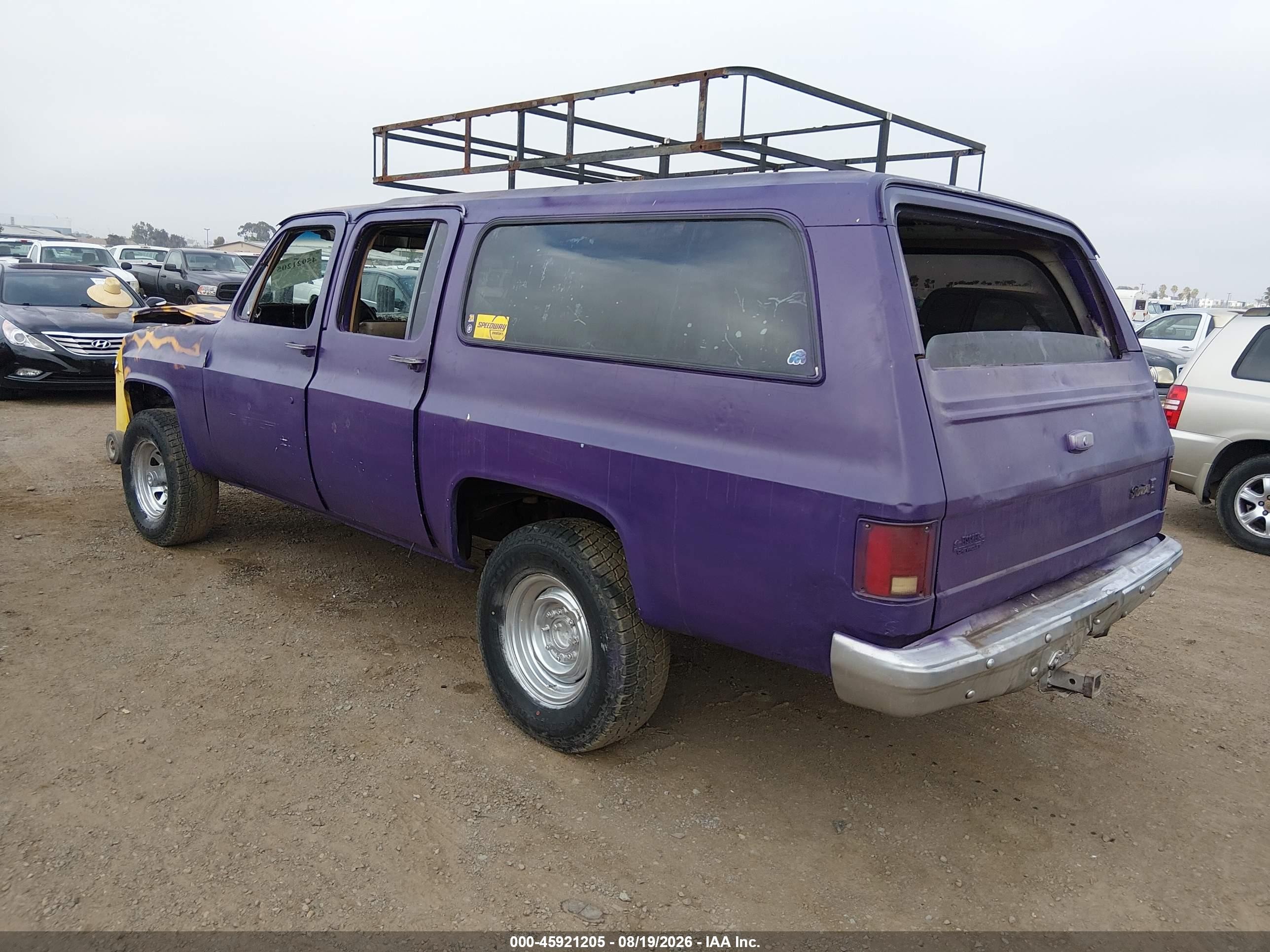 1986 Chevrolet Suburban K2 Фиолетовый vin: 1G8GK26M6GF136522