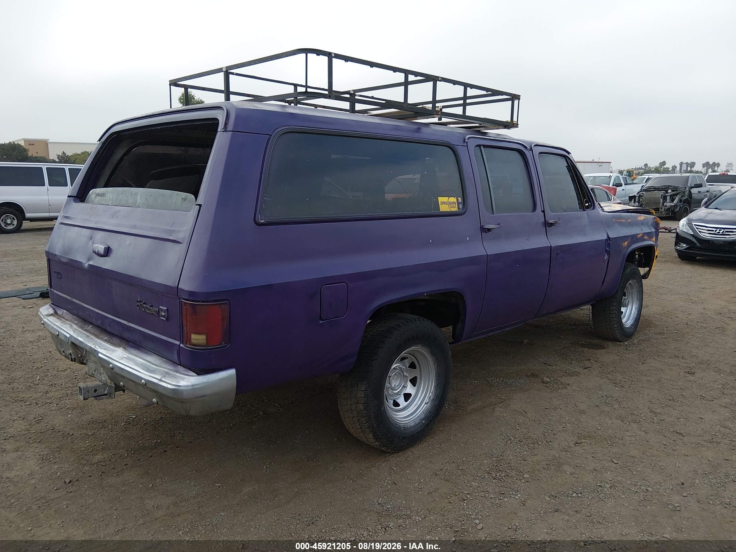 1986 Chevrolet Suburban K2 Фиолетовый vin: 1G8GK26M6GF136522
