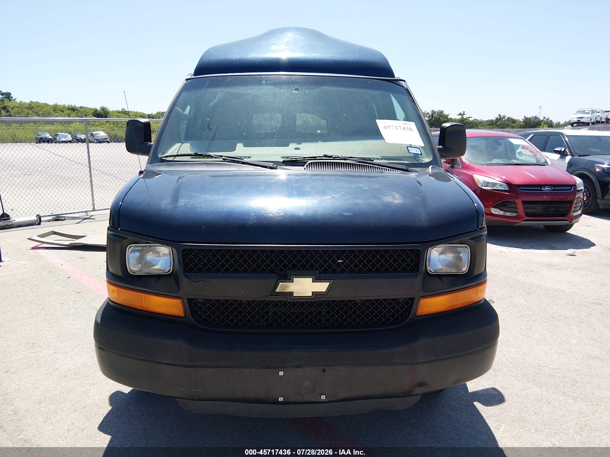 2010 Chevrolet Express 3500 Ls Dark Blue vin: 1GA2GZDG2A1111444