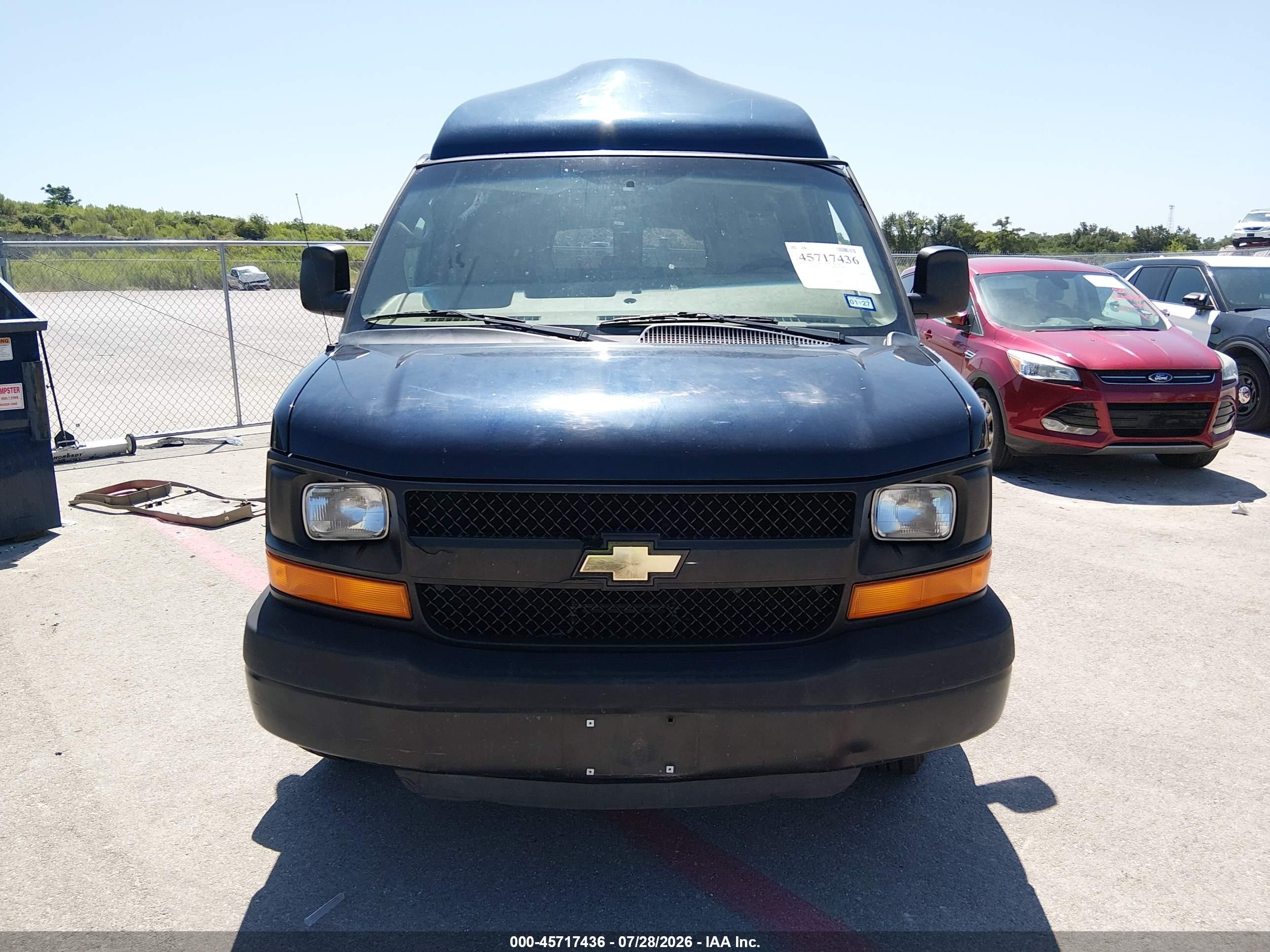 2010 Chevrolet Express 3500 Ls Dark Blue vin: 1GA2GZDG2A1111444