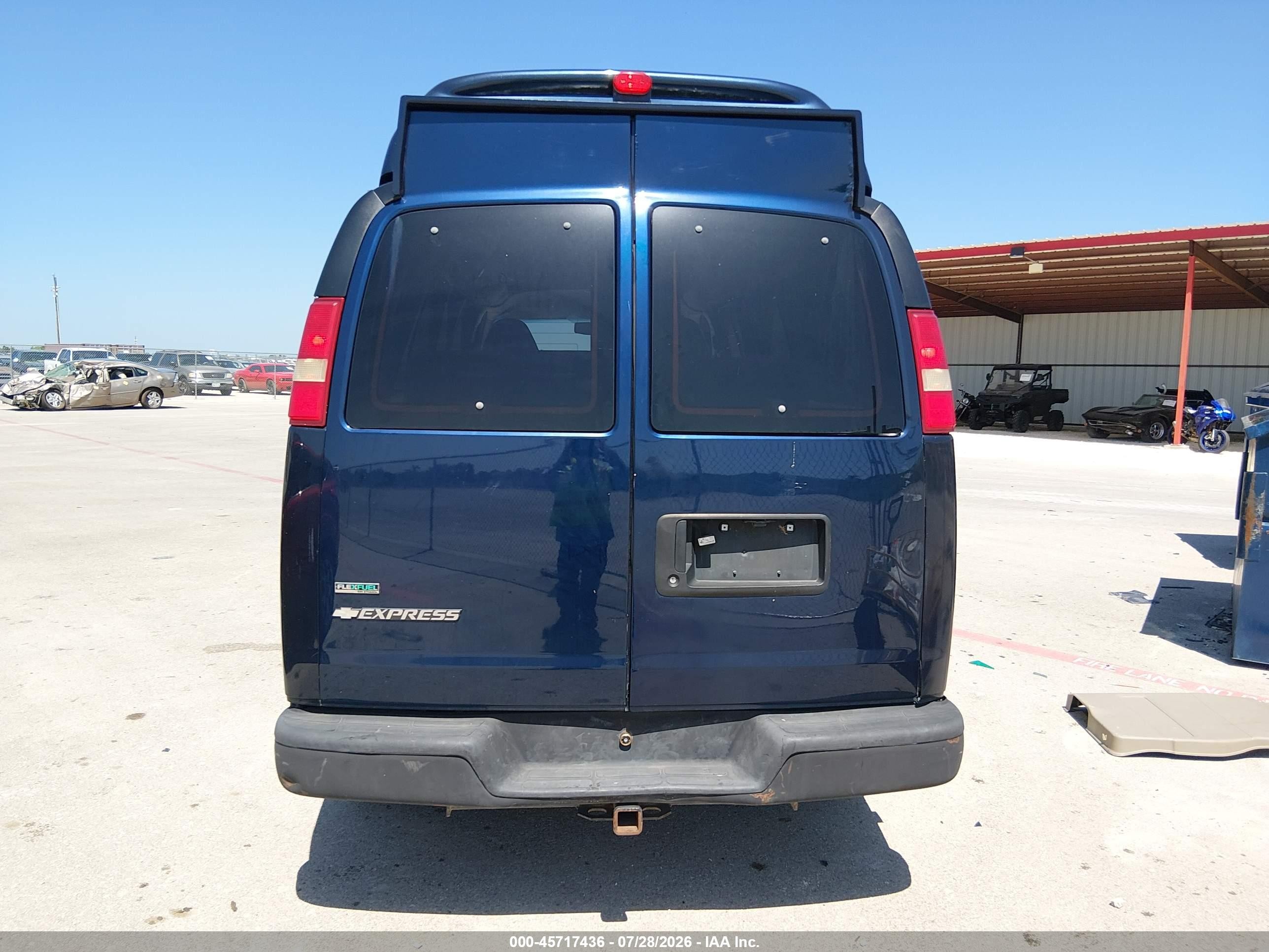2010 Chevrolet Express 3500 Ls Dark Blue vin: 1GA2GZDG2A1111444