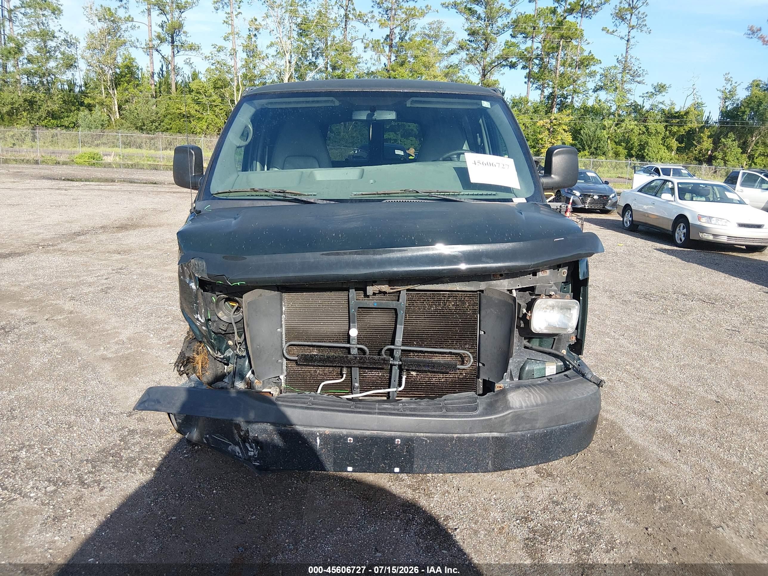 2010 Chevrolet Express 3500 Ls Green vin: 1GA2GZDG8A1171311