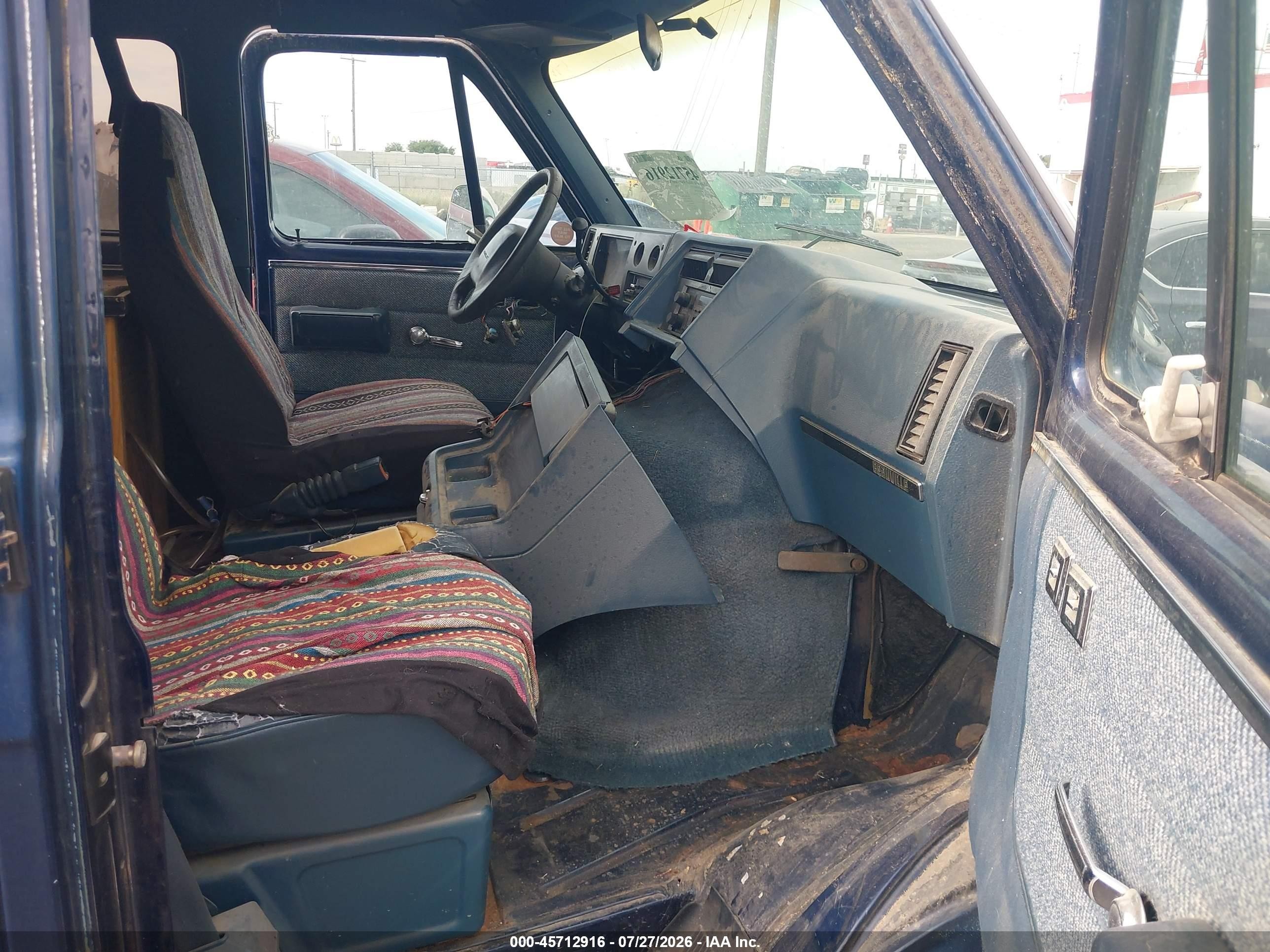 1995 Chevrolet G30 G30 Blue vin: 1GAGG35KXSF207249