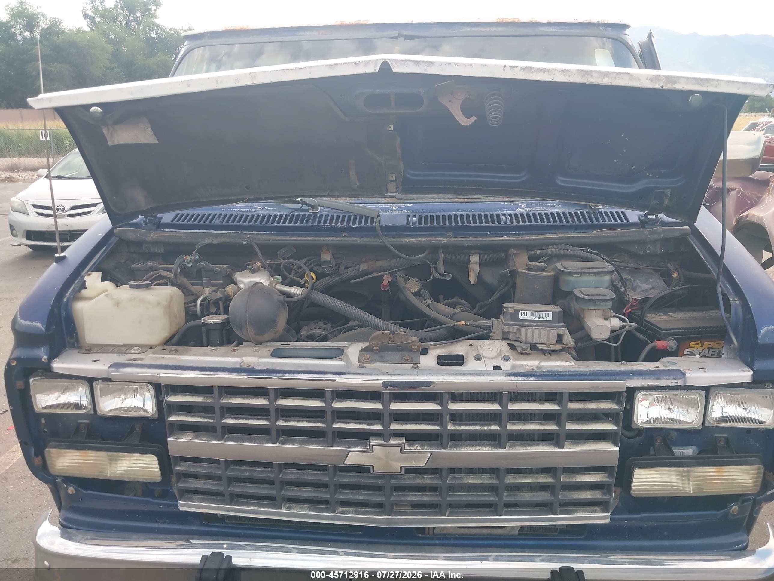 1995 Chevrolet G30 G30 Blue vin: 1GAGG35KXSF207249
