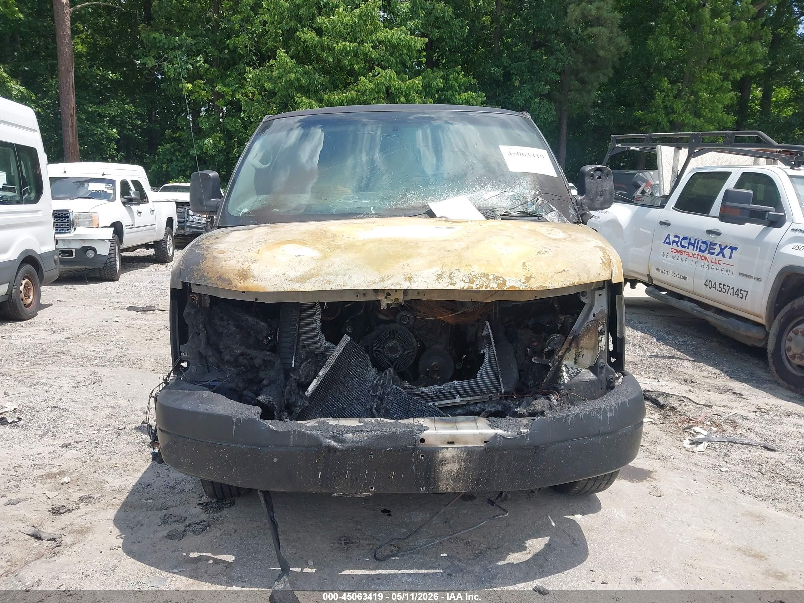 2009 Chevrolet Express 3500 Ls Blue vin: 1GAHG39K091161890
