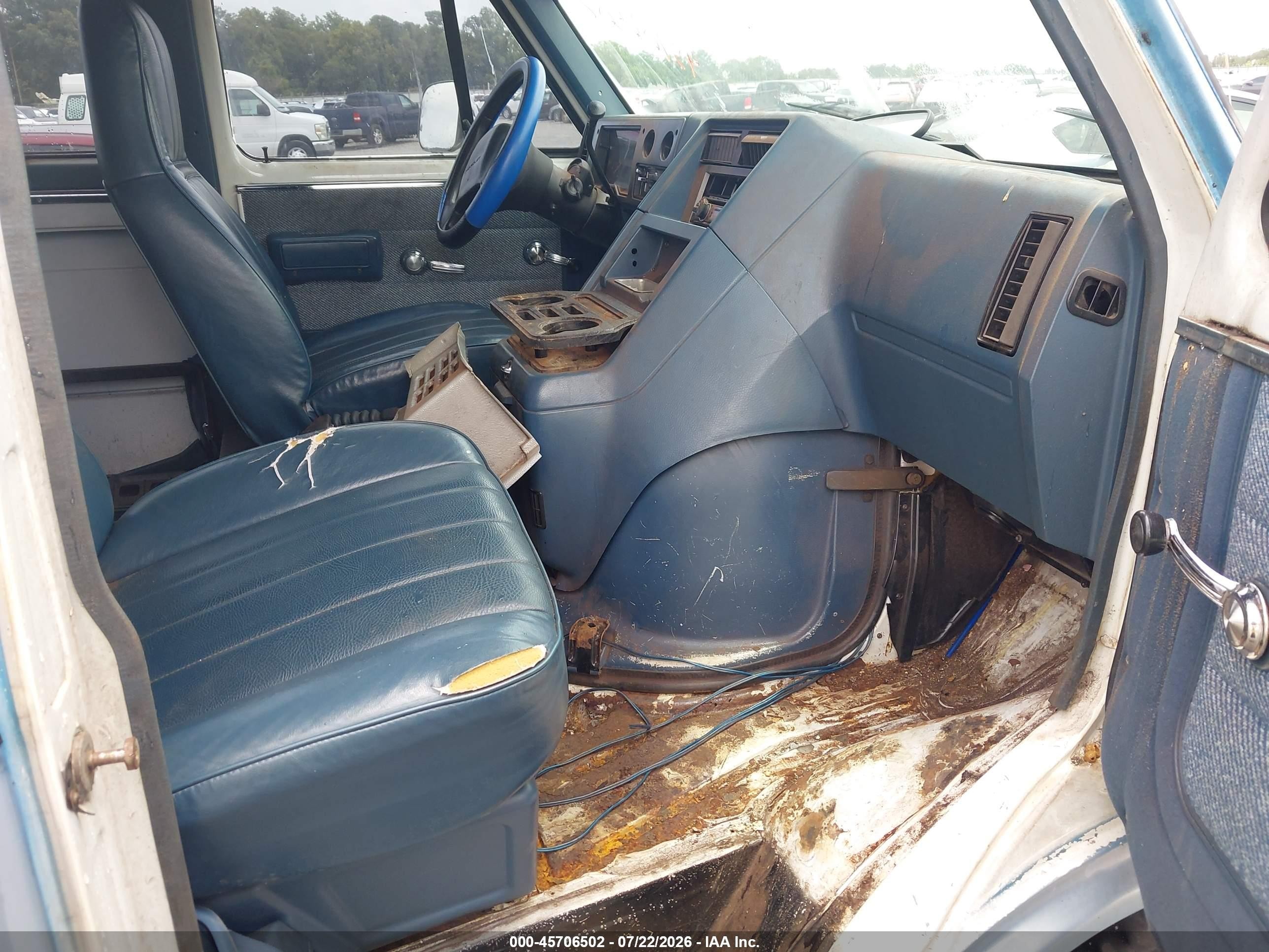 1995 Chevrolet G30 G30 Blue vin: 1GAHG39K5SF155978