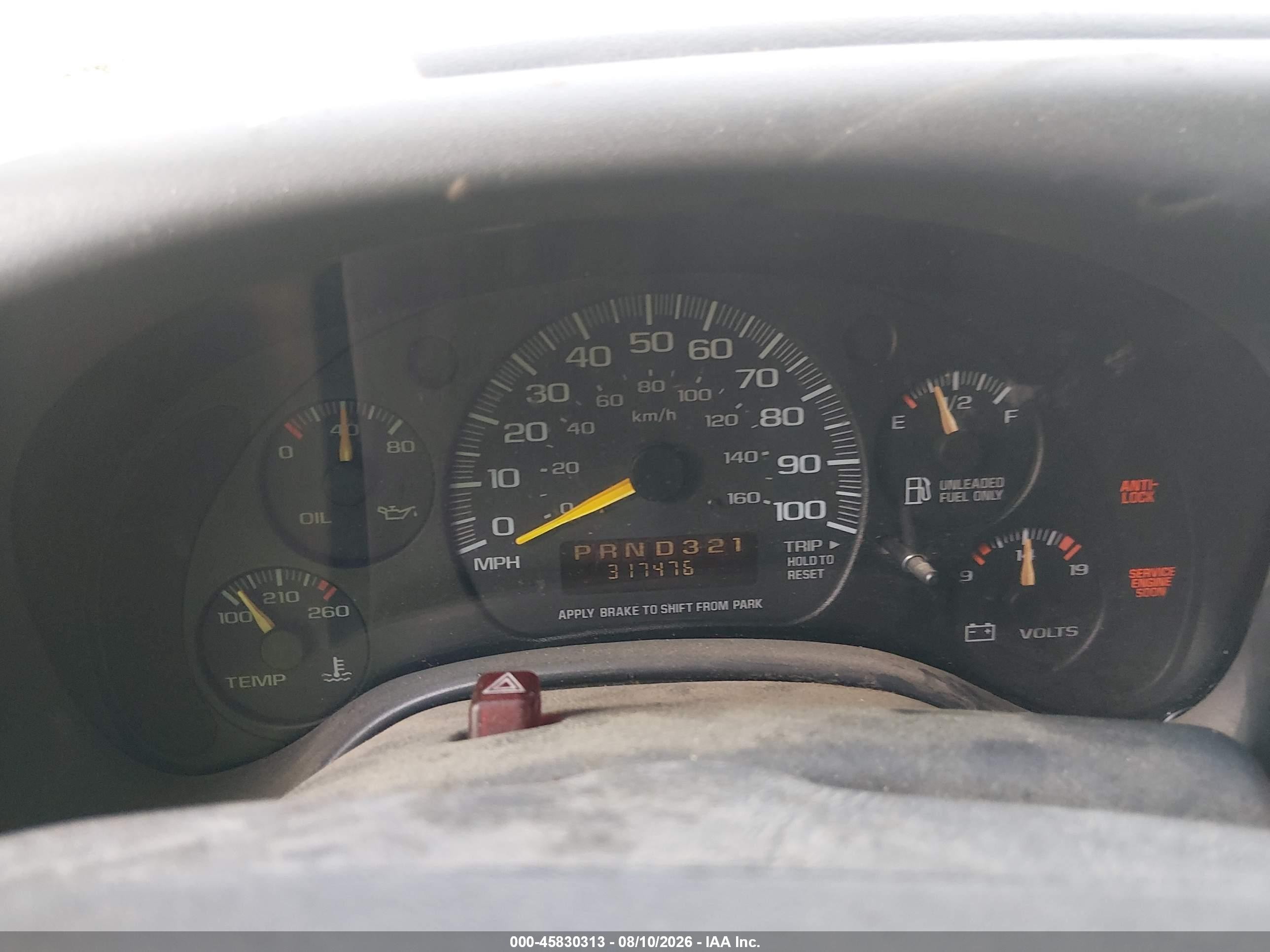 1997 Chevrolet Express Van G3500 Blue vin: 1GAHG39R8V1080899