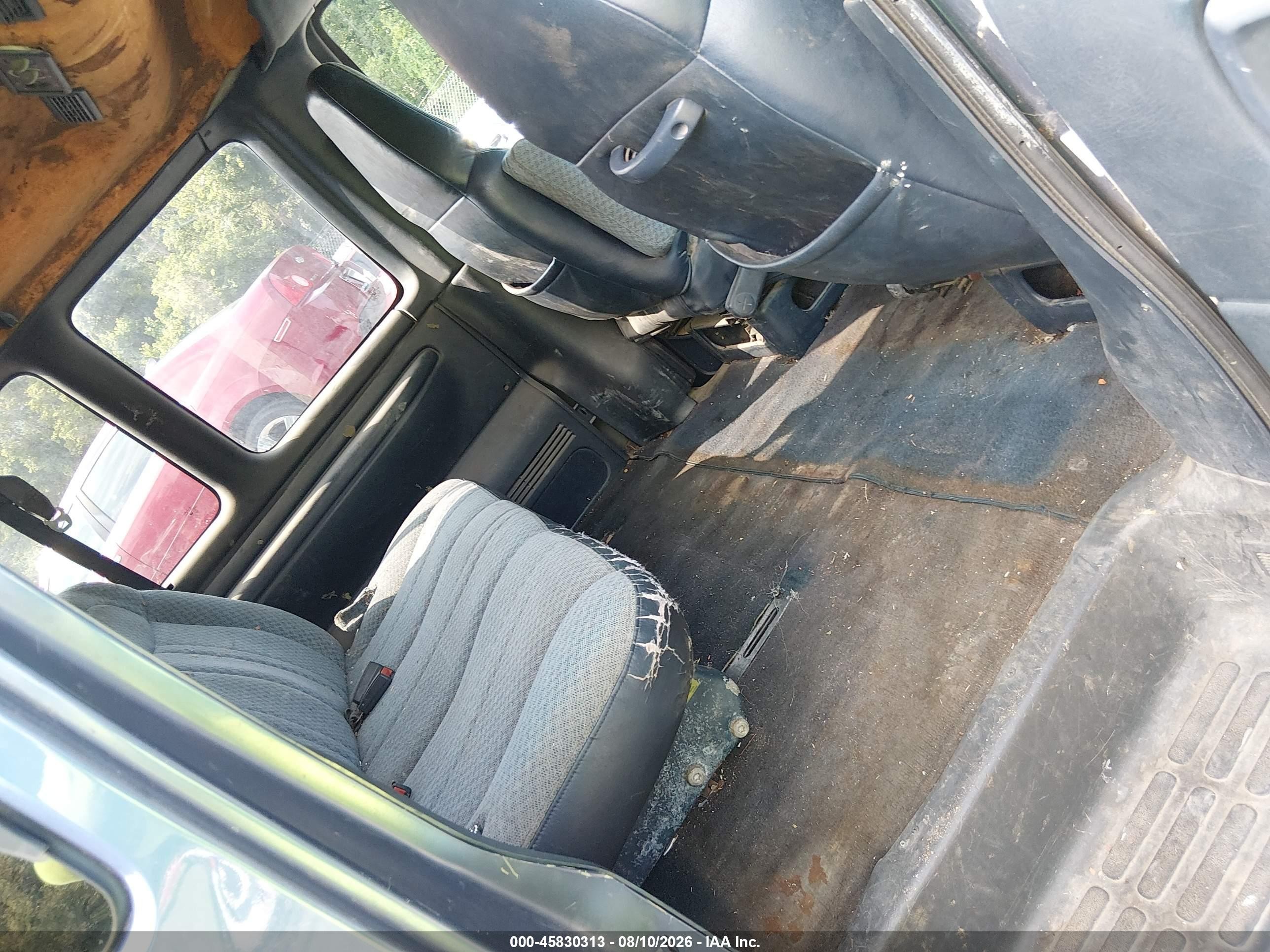1997 Chevrolet Express Van G3500 Blue vin: 1GAHG39R8V1080899