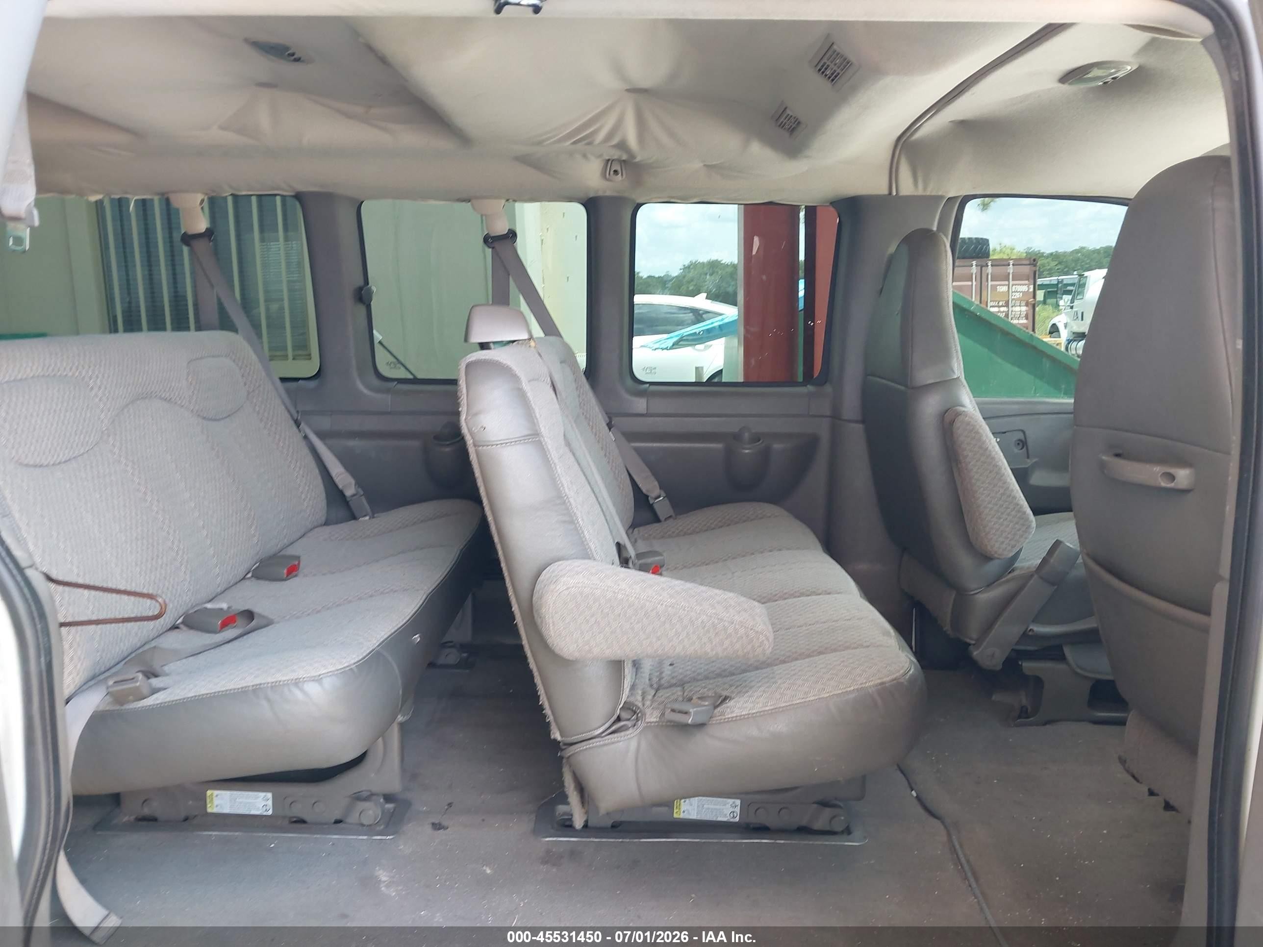 2003 Chevrolet Express Passenger   White vin: 1GAHG39U831164383