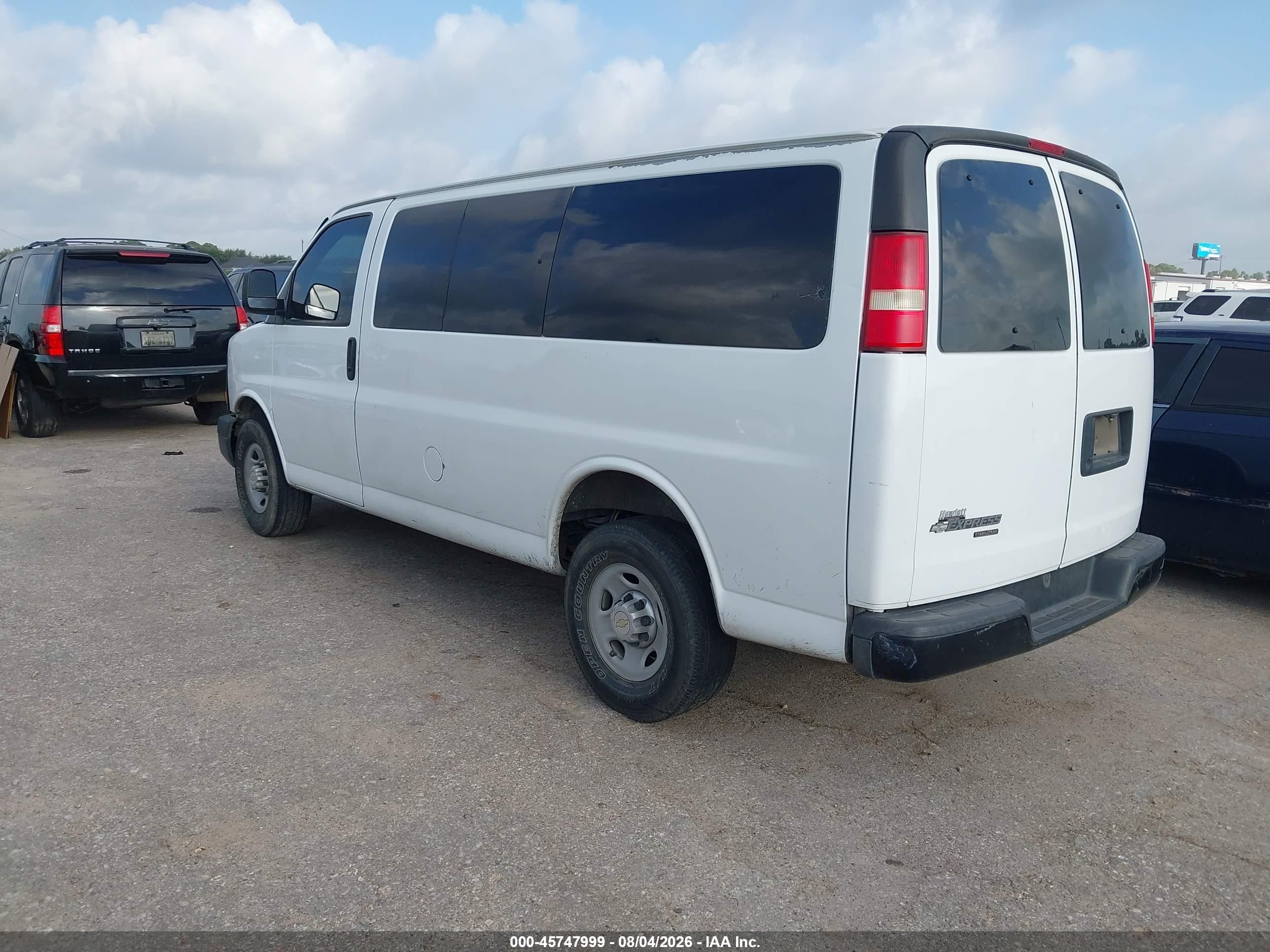 2014 Chevrolet Express 2500 Ls White vin: 1GAWGPFA0E1106487