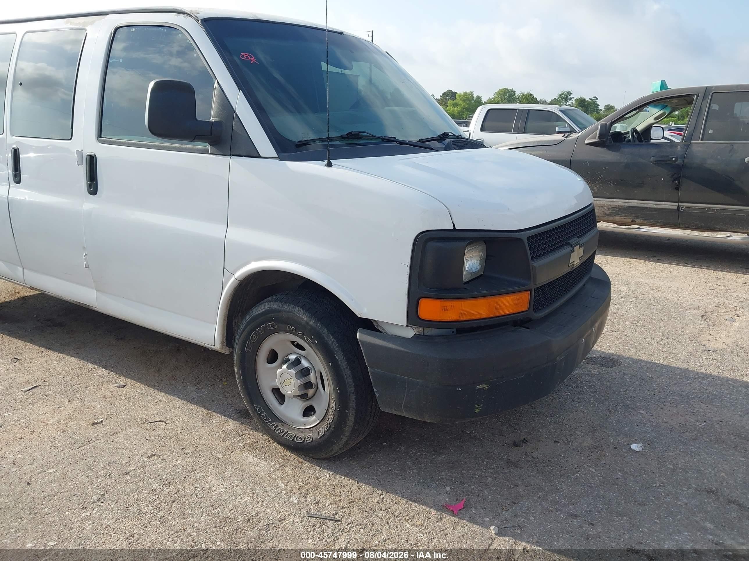 2014 Chevrolet Express 2500 Ls White vin: 1GAWGPFA0E1106487