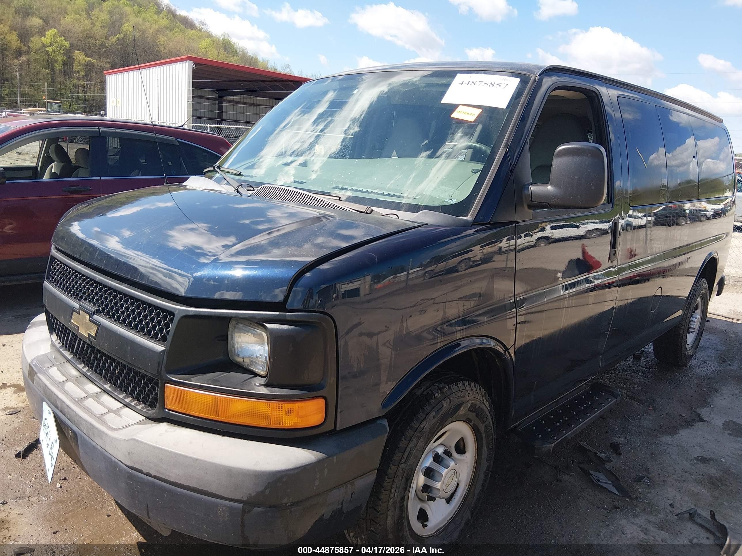 2012 Chevrolet Express 2500 Ls Dark Blue vin: 1GAWGPFA3C1195713