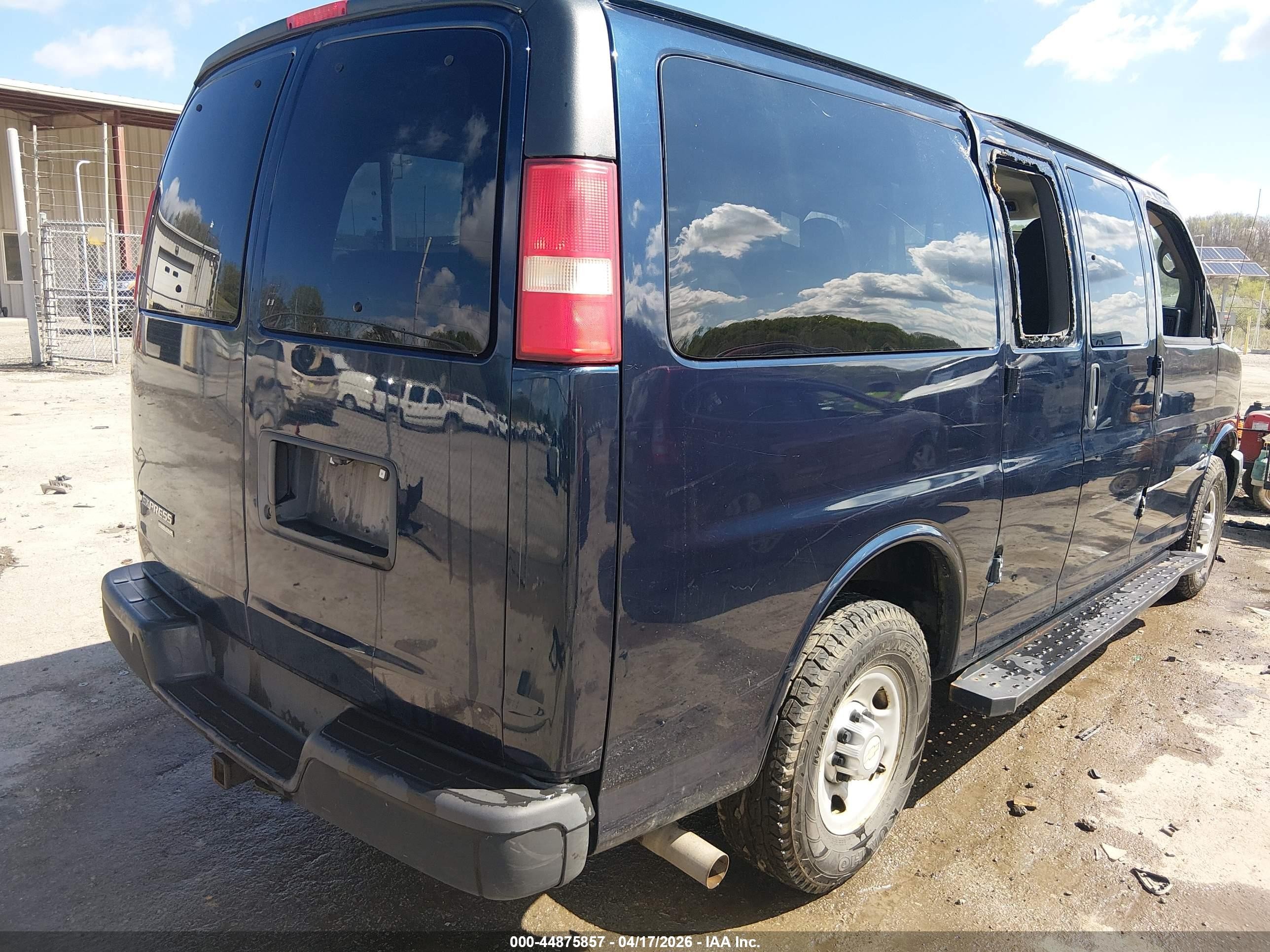 2012 Chevrolet Express 2500 Ls Dark Blue vin: 1GAWGPFA3C1195713