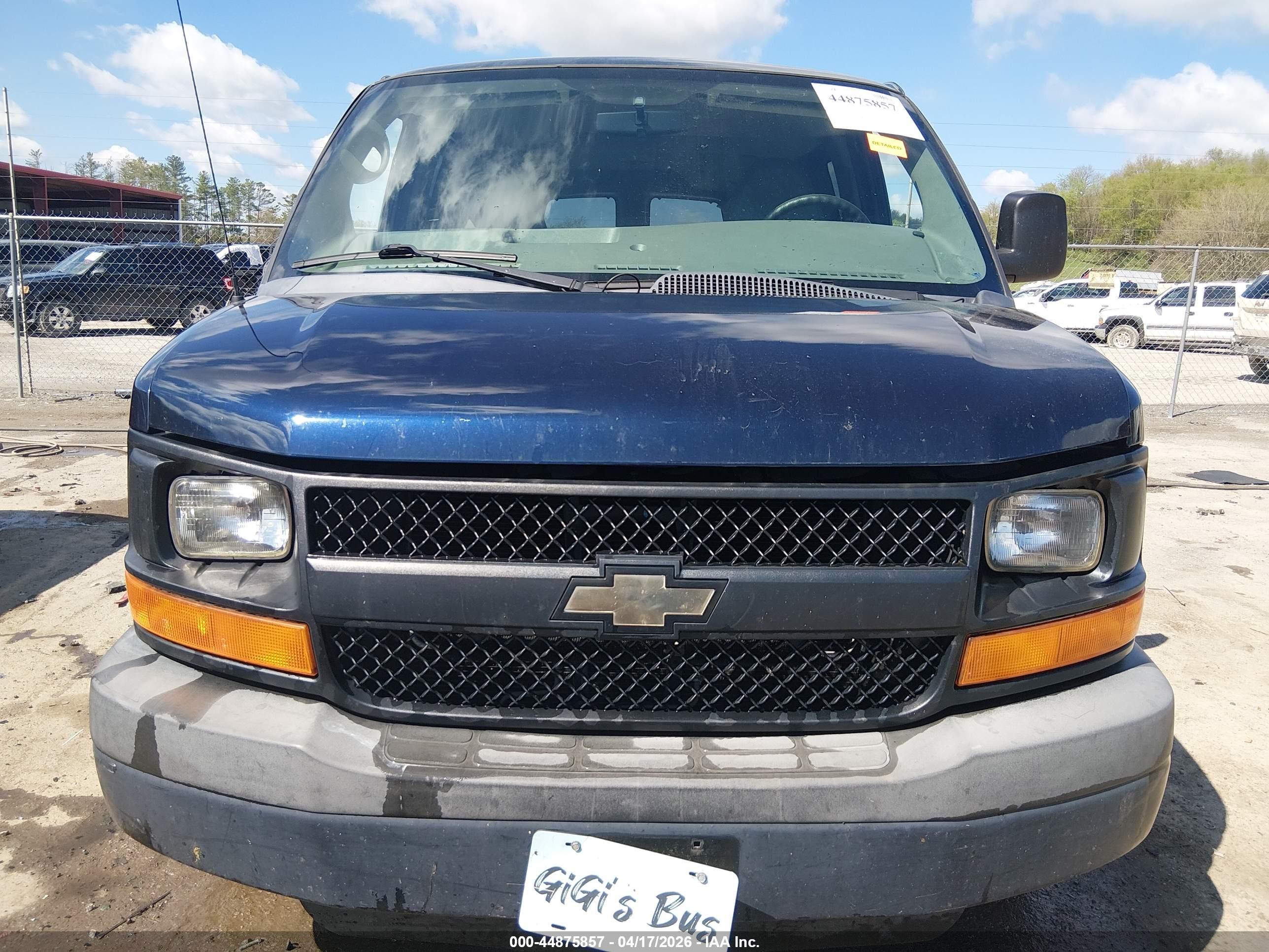 2012 Chevrolet Express 2500 Ls Dark Blue vin: 1GAWGPFA3C1195713