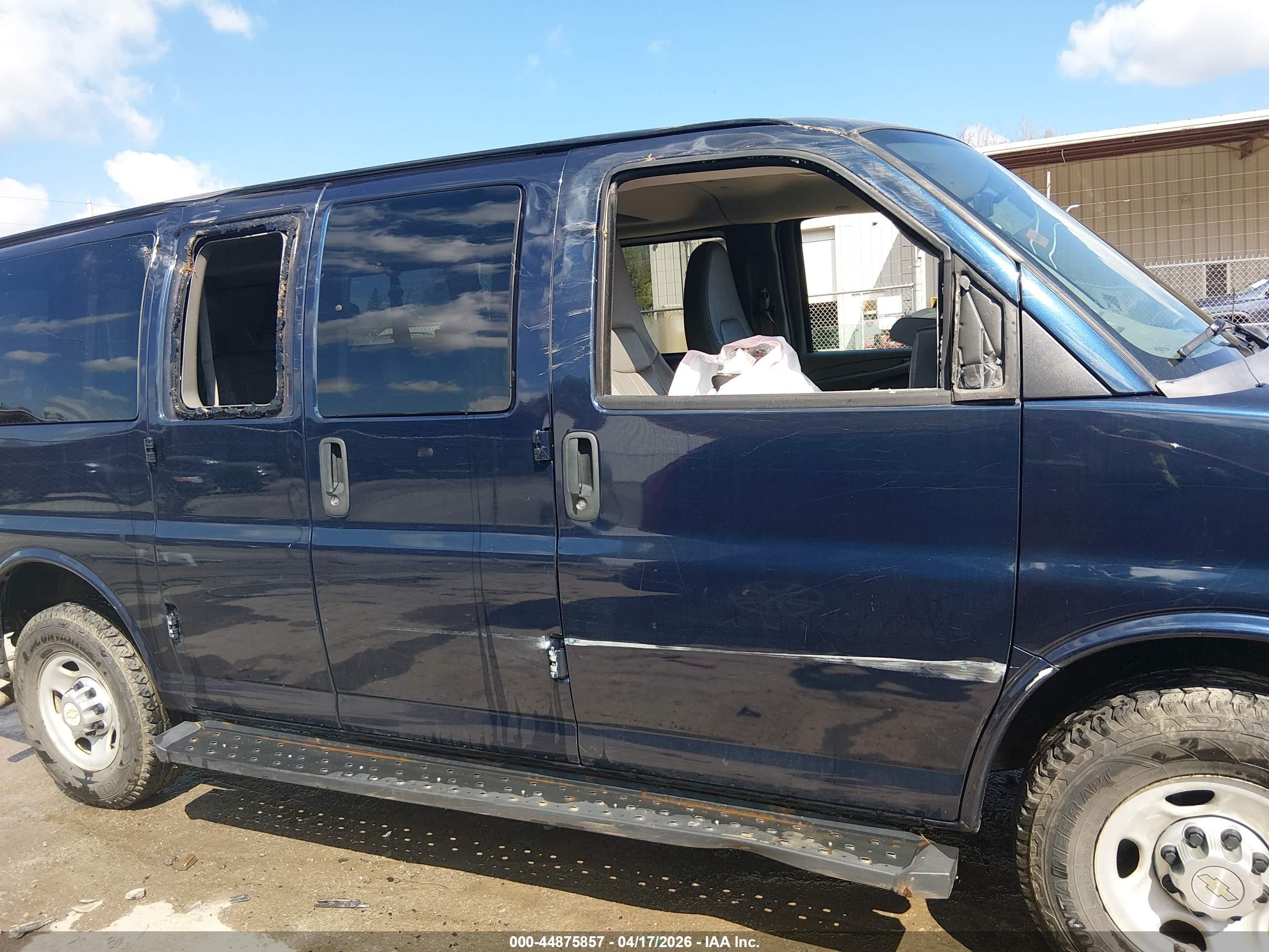 2012 Chevrolet Express 2500 Ls Dark Blue vin: 1GAWGPFA3C1195713