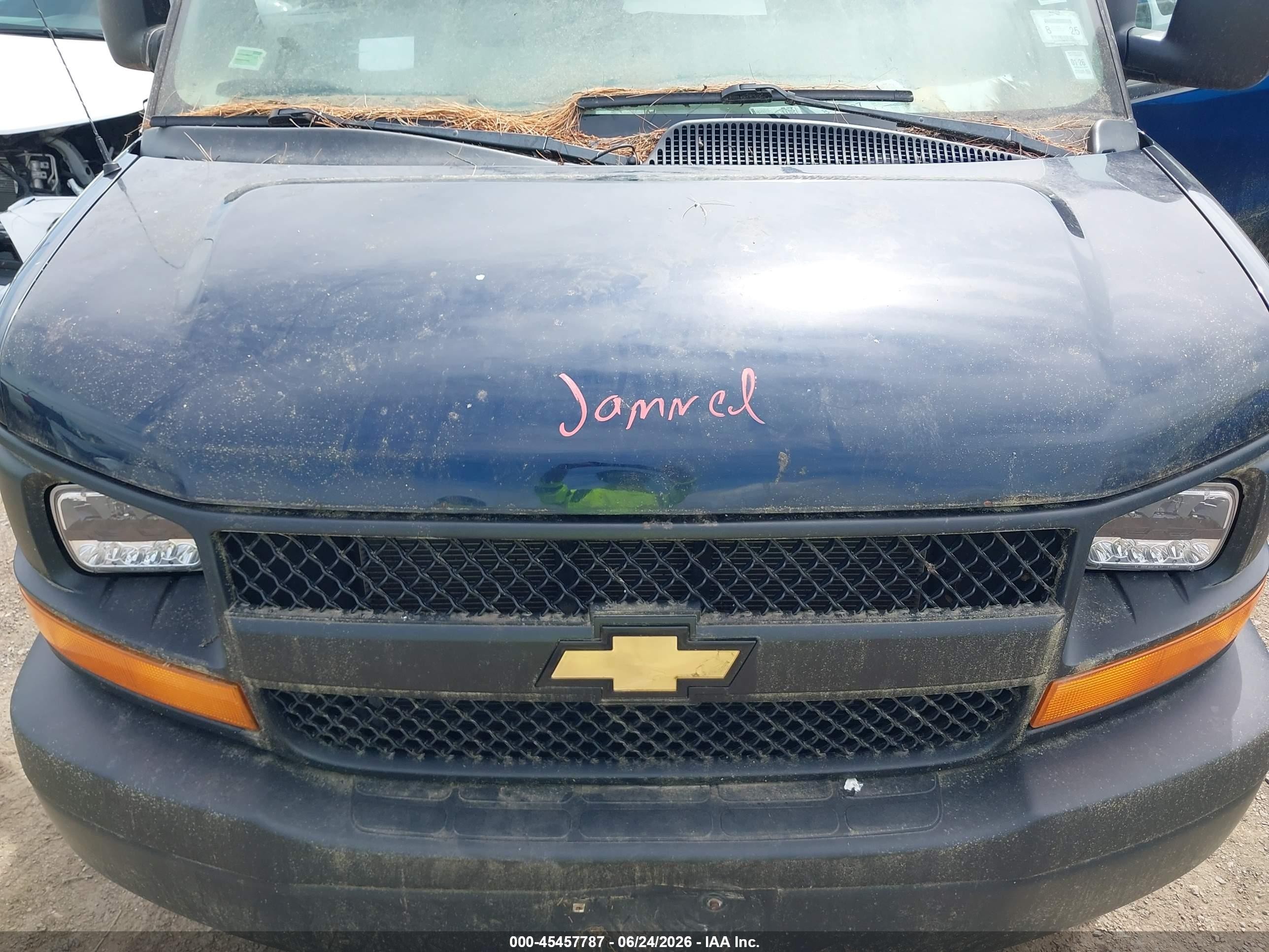 2012 Chevrolet Express 2500 Ls Blue vin: 1GAWGPFA6C1132248