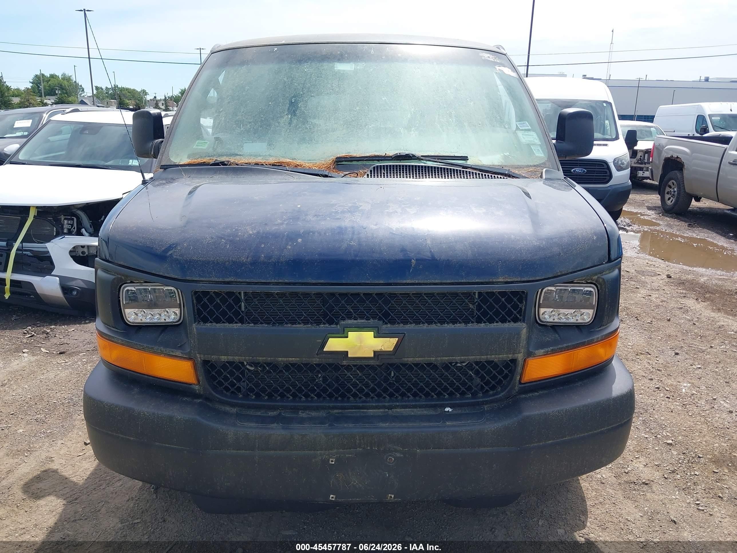 2012 Chevrolet Express 2500 Ls Blue vin: 1GAWGPFA6C1132248