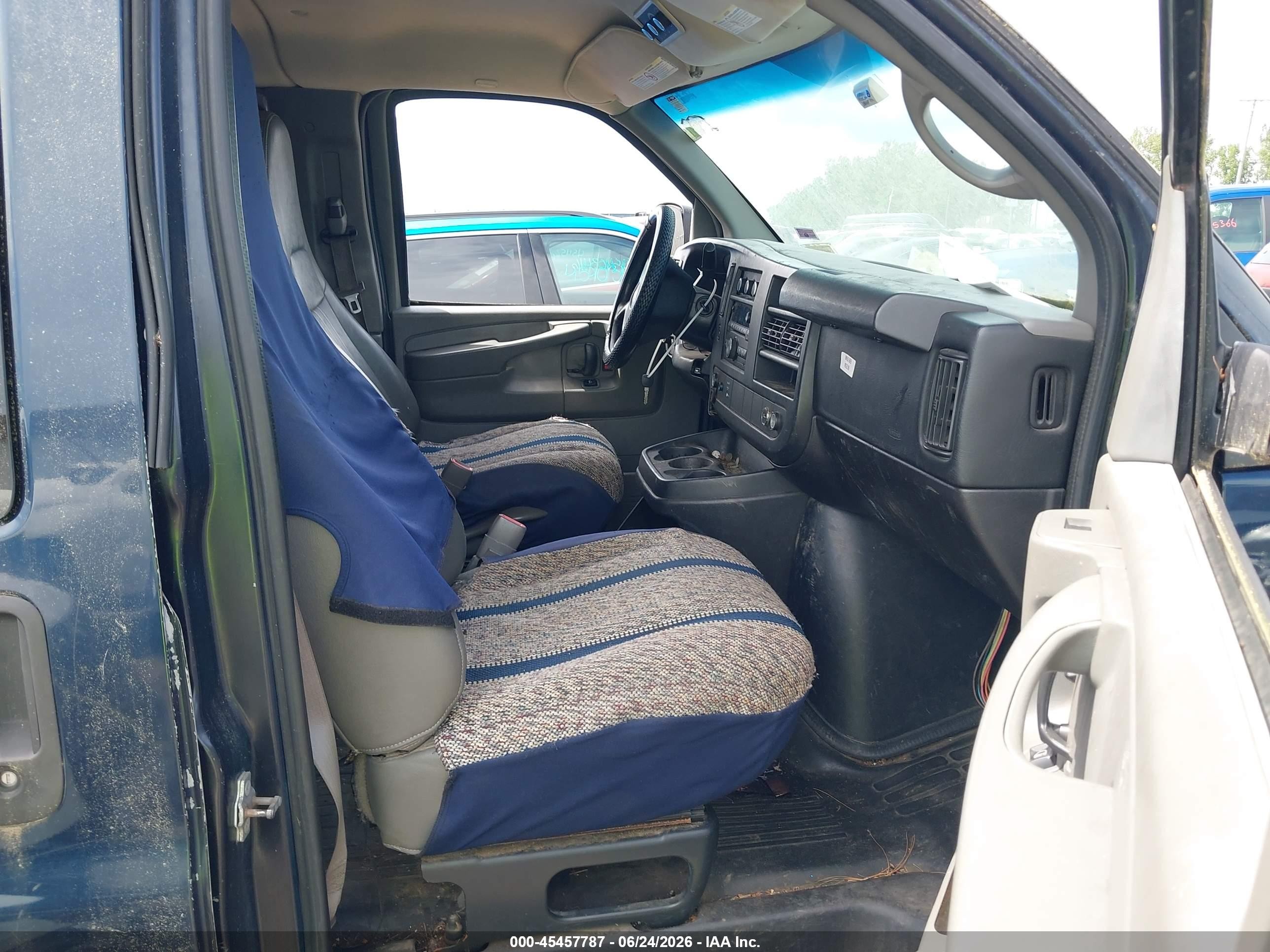 2012 Chevrolet Express 2500 Ls Blue vin: 1GAWGPFA6C1132248