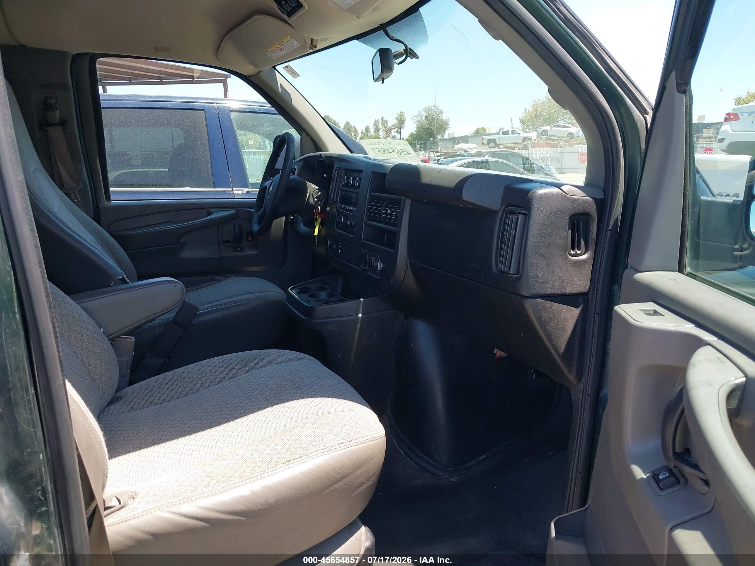 2015 Chevrolet Express 2500 Ls Green vin: 1GAWGPFF7F1282773