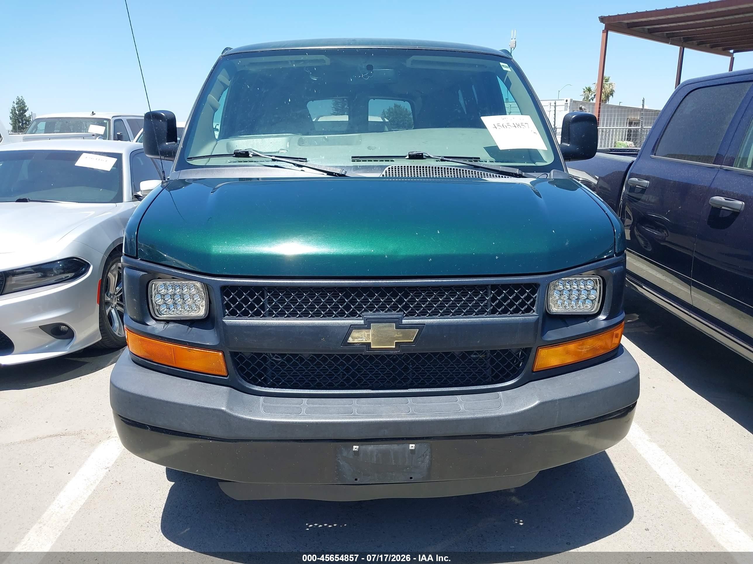2015 Chevrolet Express 2500 Ls Green vin: 1GAWGPFF7F1282773