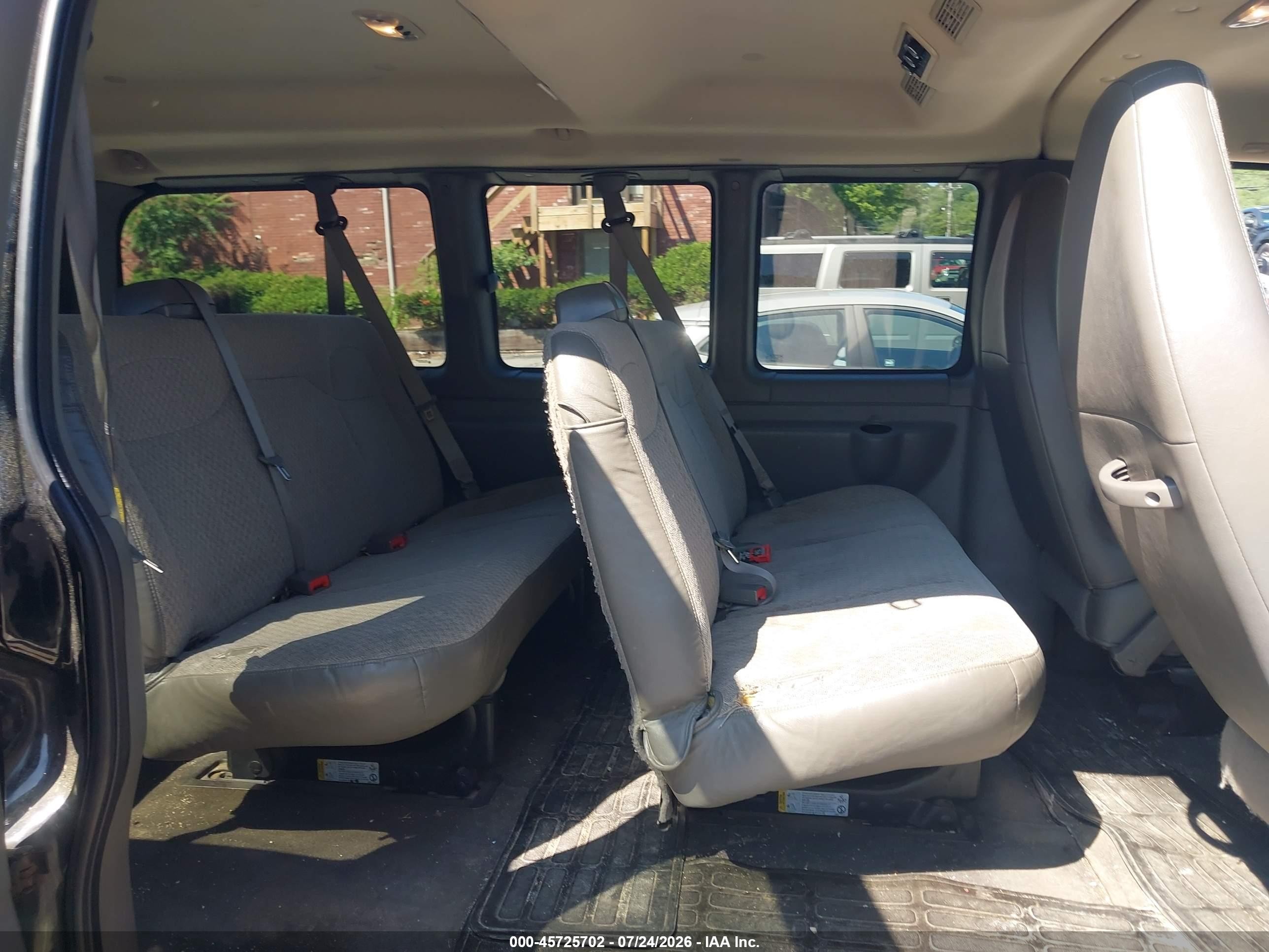 2015 Chevrolet Express 2500 Ls Black vin: 1GAWGPFG8F1279874