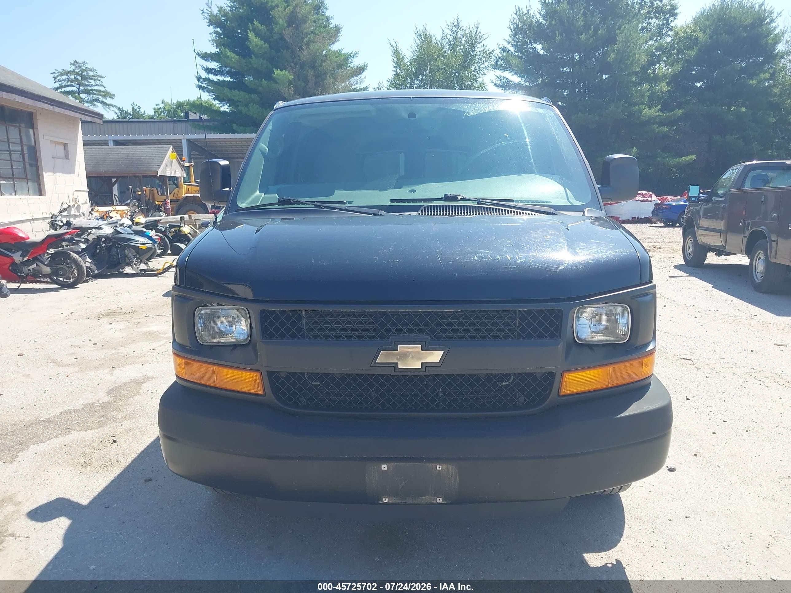 2015 Chevrolet Express 2500 Ls Black vin: 1GAWGPFG8F1279874