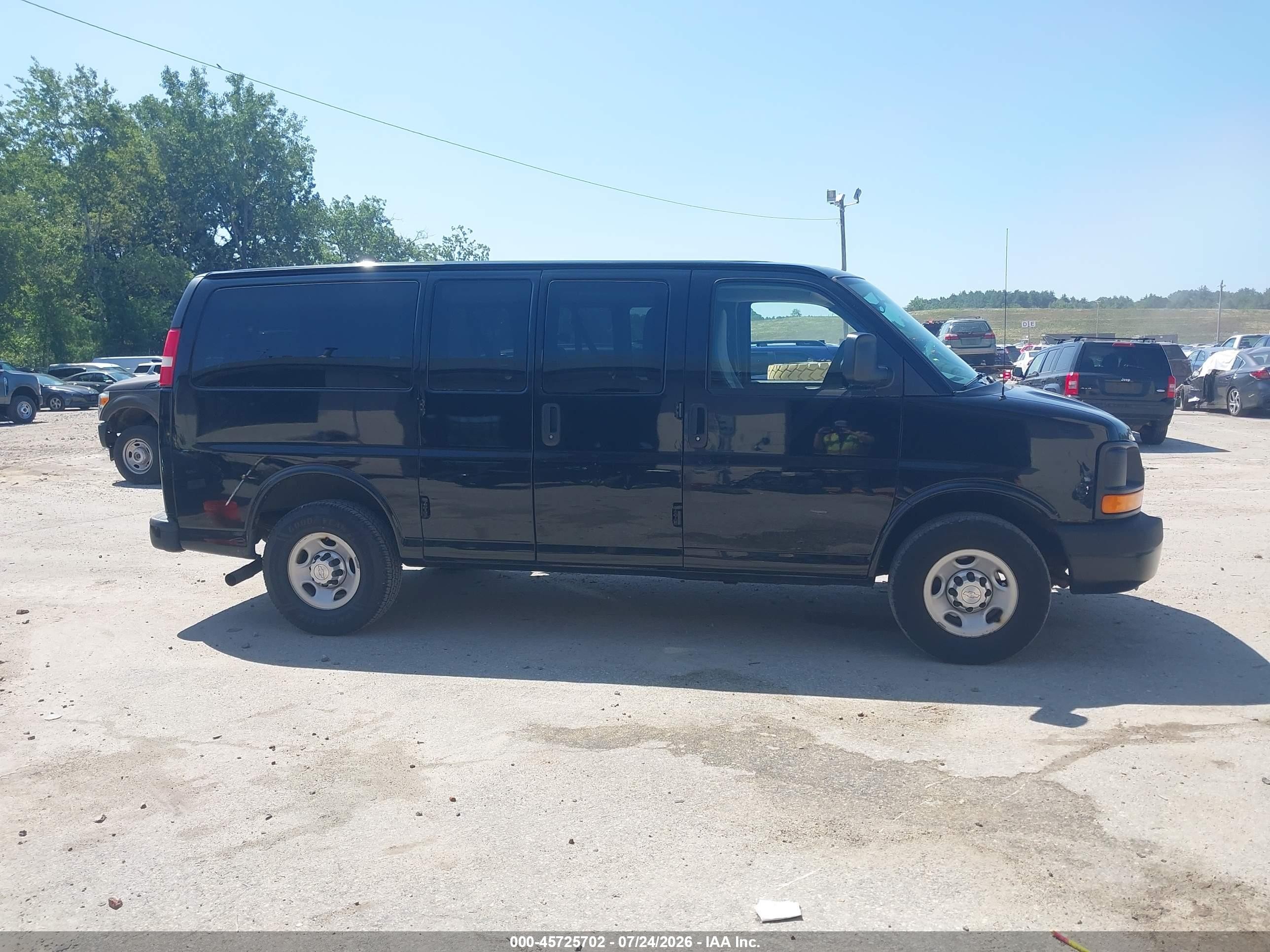 2015 Chevrolet Express 2500 Ls Black vin: 1GAWGPFG8F1279874