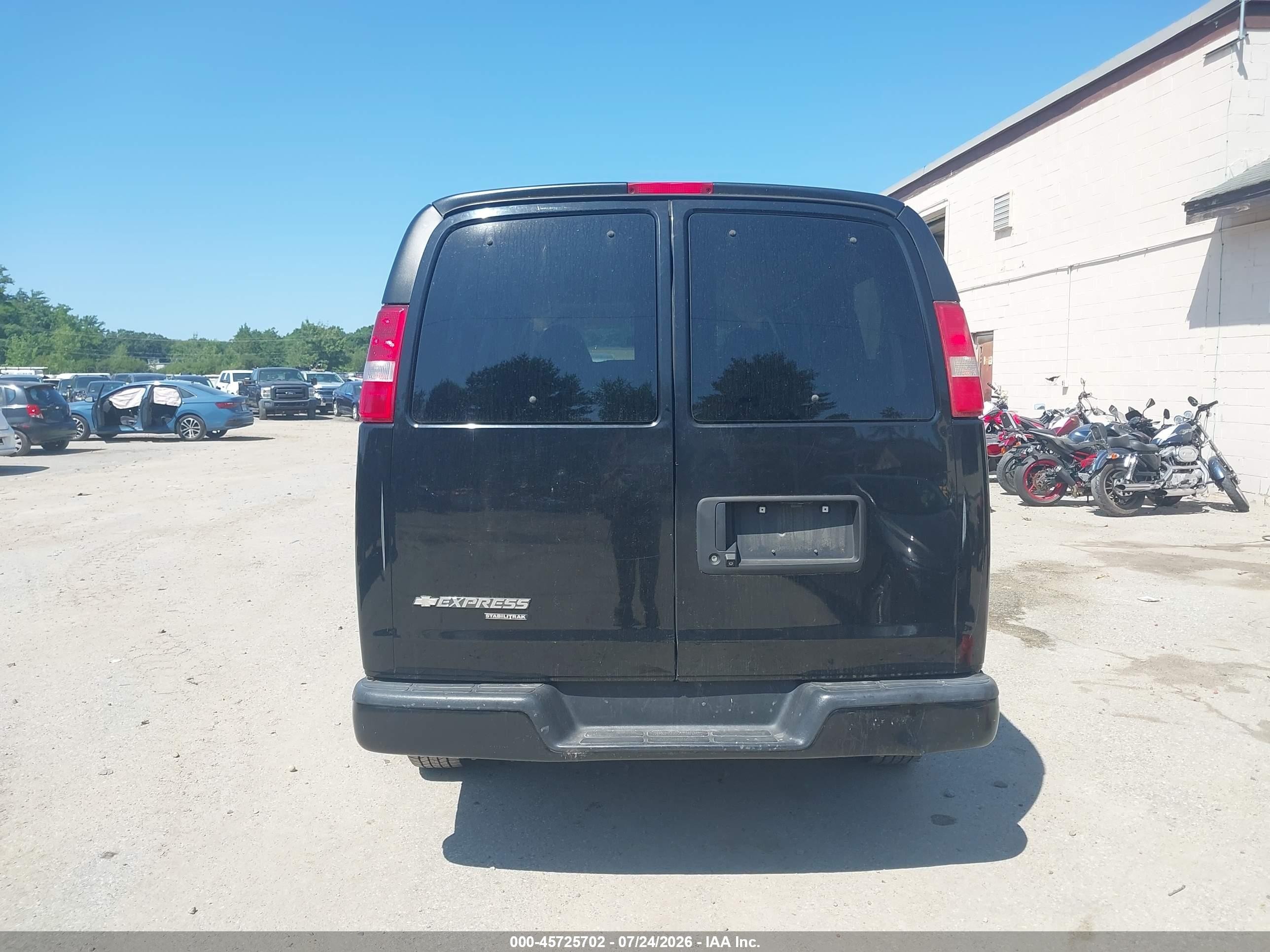 2015 Chevrolet Express 2500 Ls Black vin: 1GAWGPFG8F1279874
