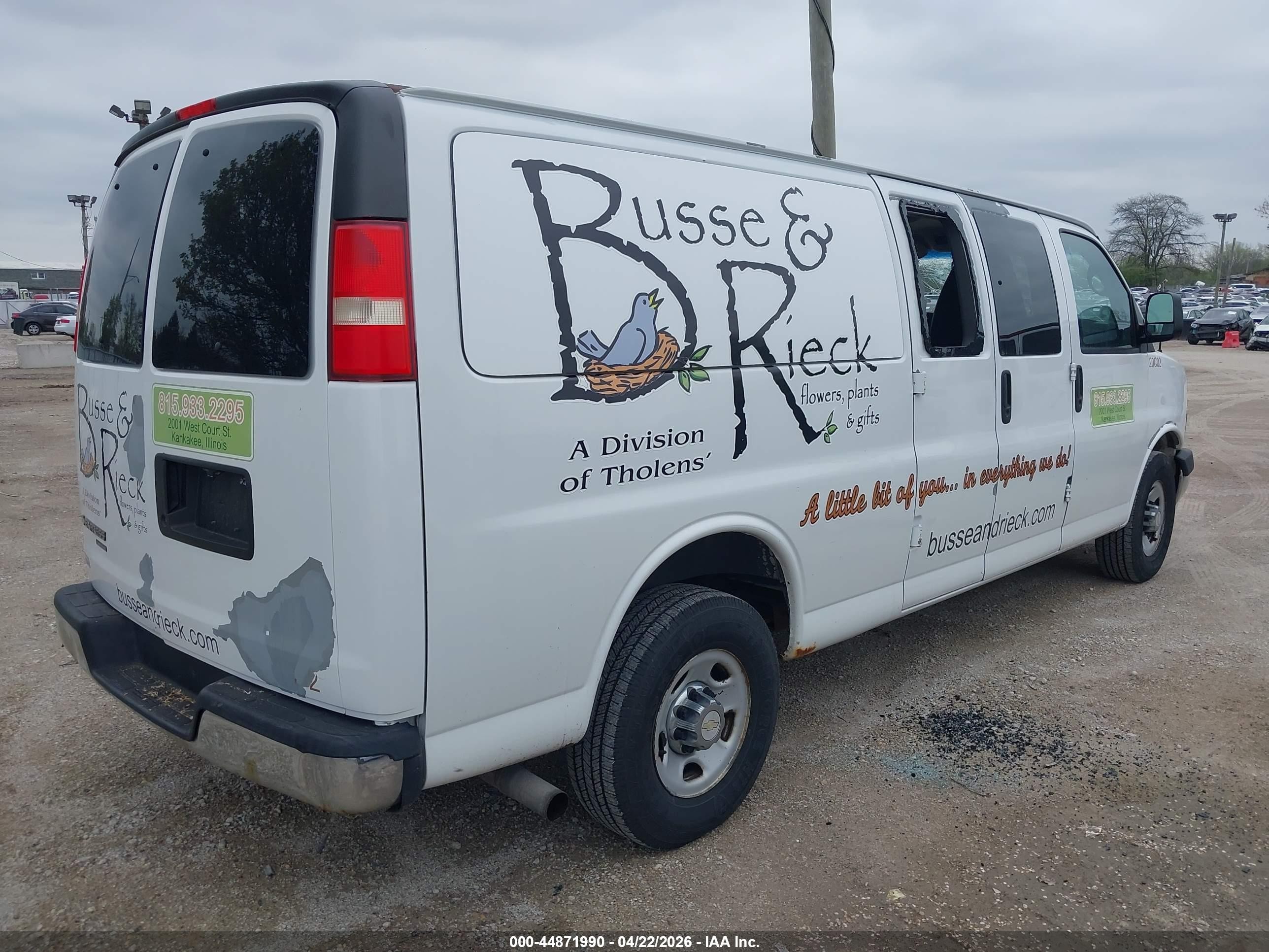 2012 Chevrolet Express 3500 Lt White vin: 1GAZG1FA0C1195520