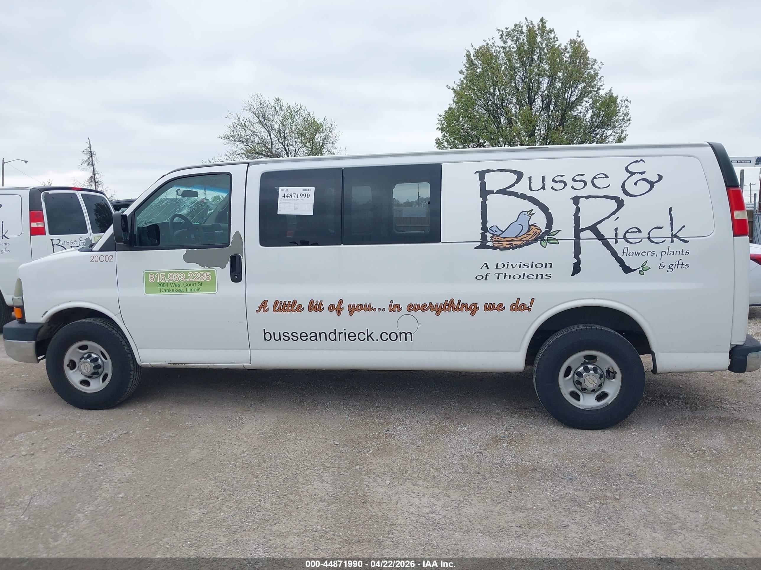 2012 Chevrolet Express 3500 Lt White vin: 1GAZG1FA0C1195520