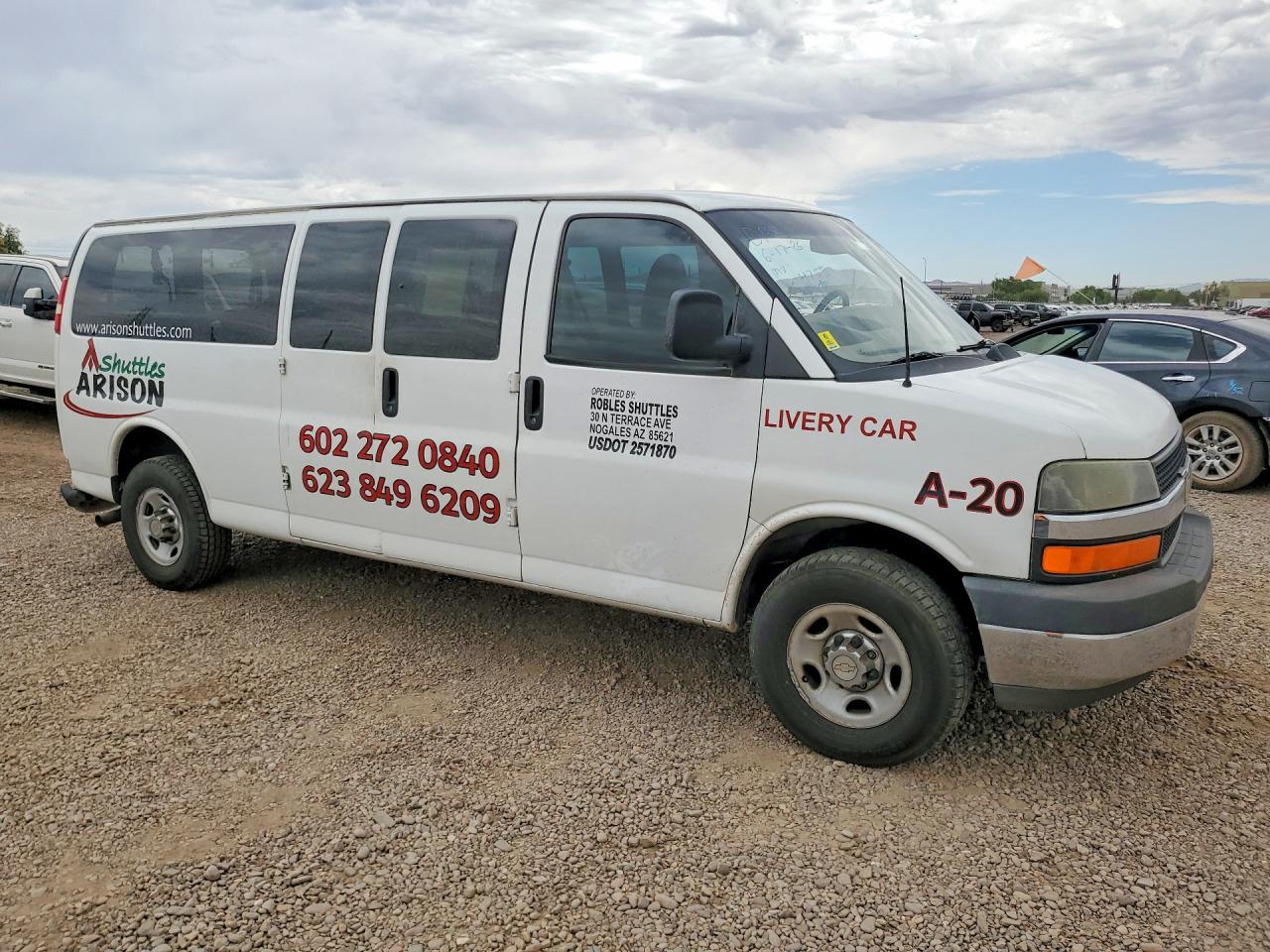 2014 Chevrolet Express G3500 Lt Белый vin: 1GAZG1FA8E1104755