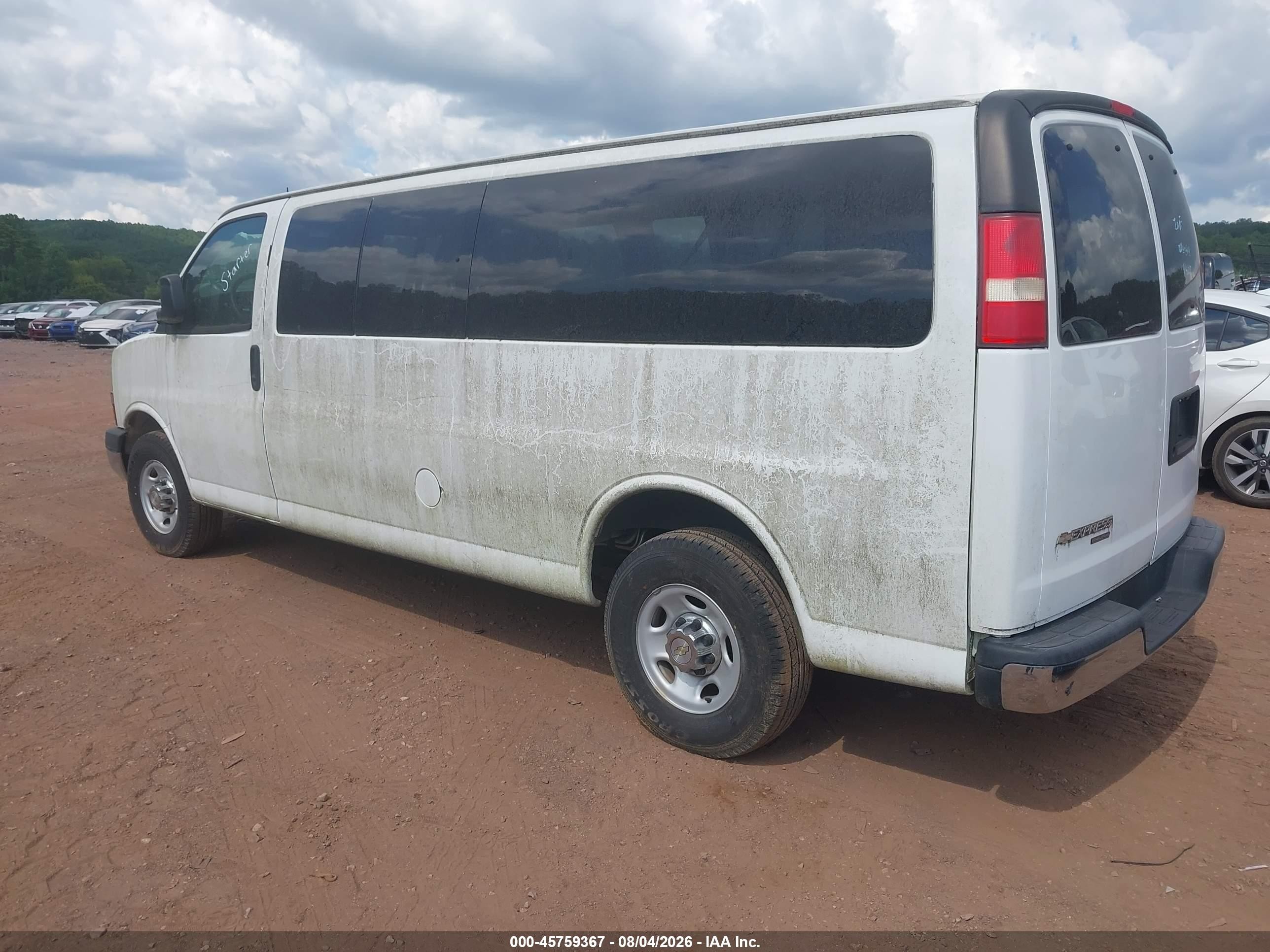 2014 Chevrolet Express 3500 Lt White vin: 1GAZG1FG0E1164453