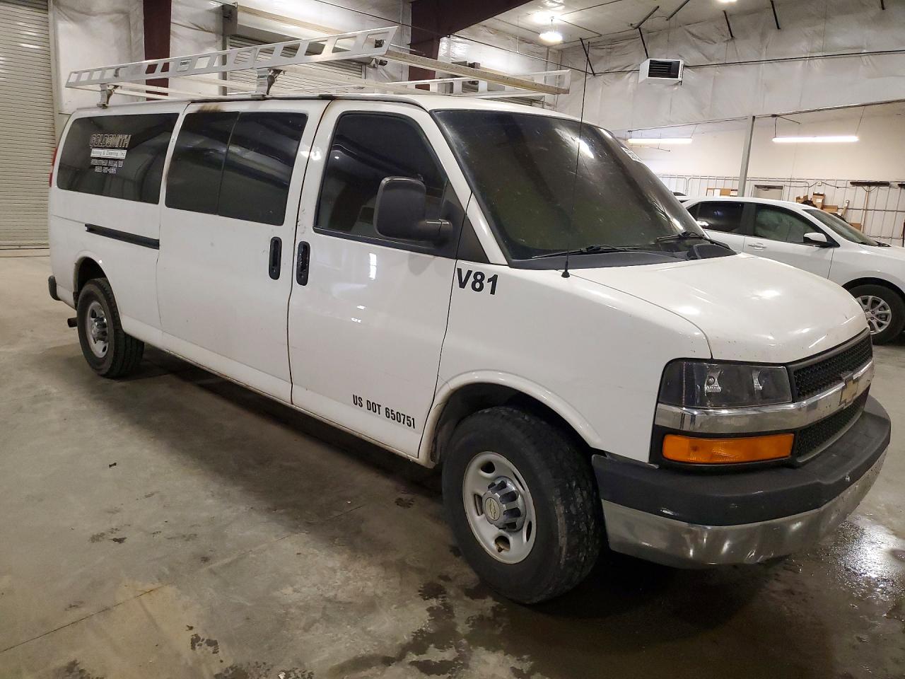 2014 Chevrolet Express G3500 Lt White vin: 1GAZG1FG1E1150545