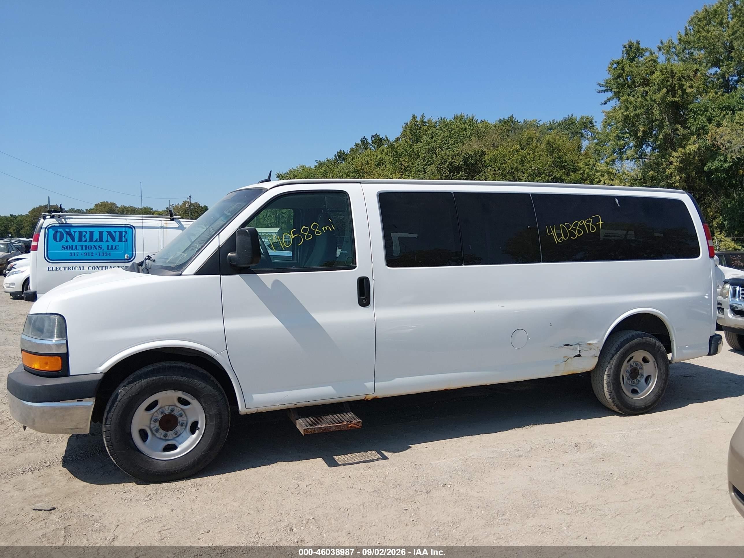 2015 Chevrolet Express 3500 Lt White vin: 1GAZG1FG2F1205232