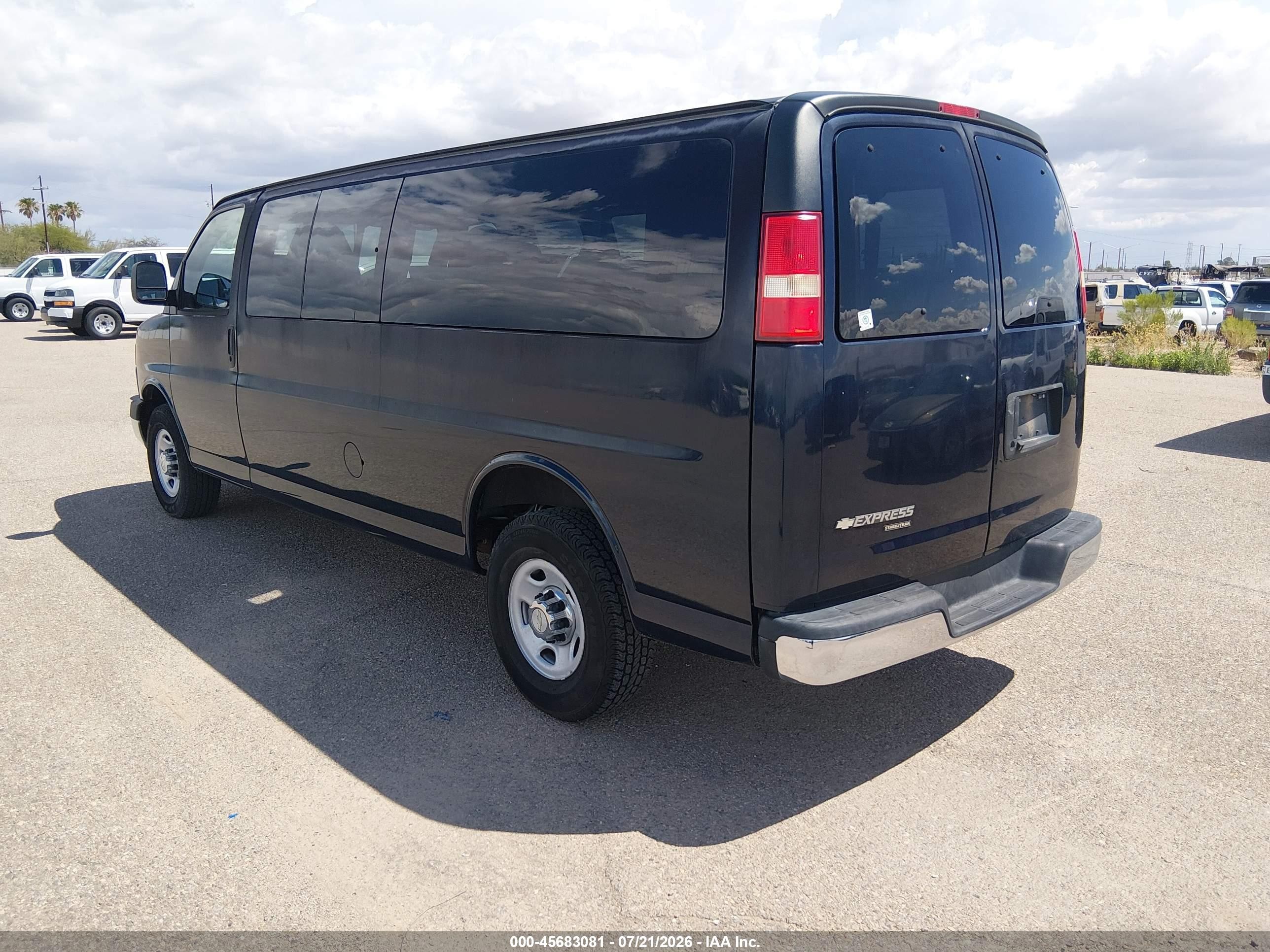 2014 Chevrolet Express 3500 Lt Dark Blue vin: 1GAZG1FG4E1181403