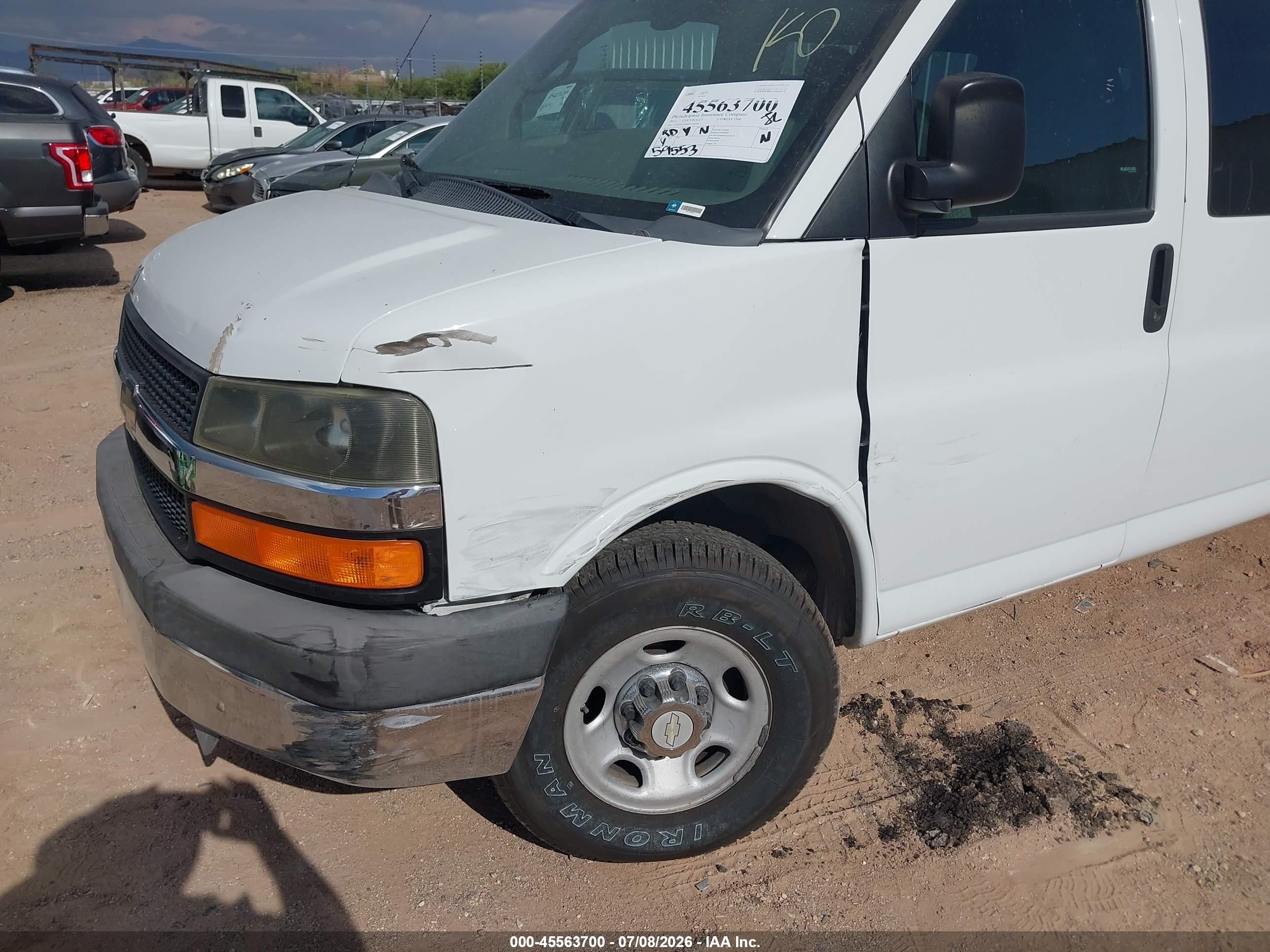 2013 Chevrolet Express 3500 Lt White vin: 1GAZG1FG8D1194184