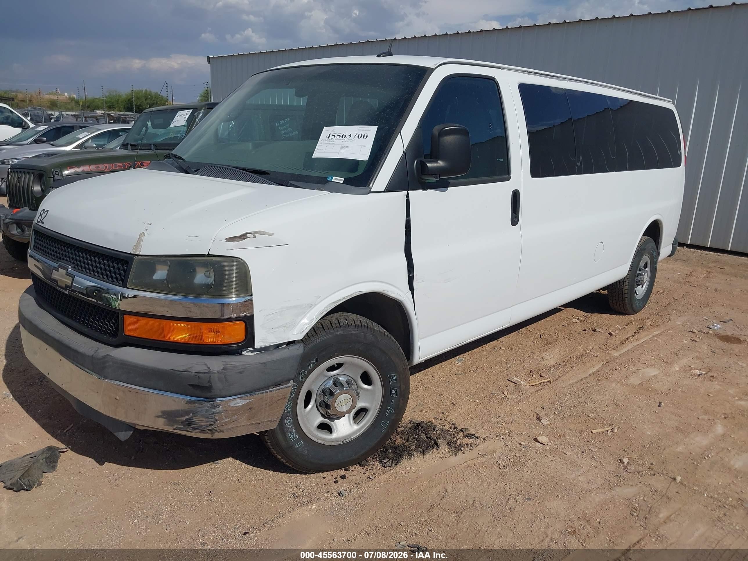 2013 Chevrolet Express 3500 Lt White vin: 1GAZG1FG8D1194184