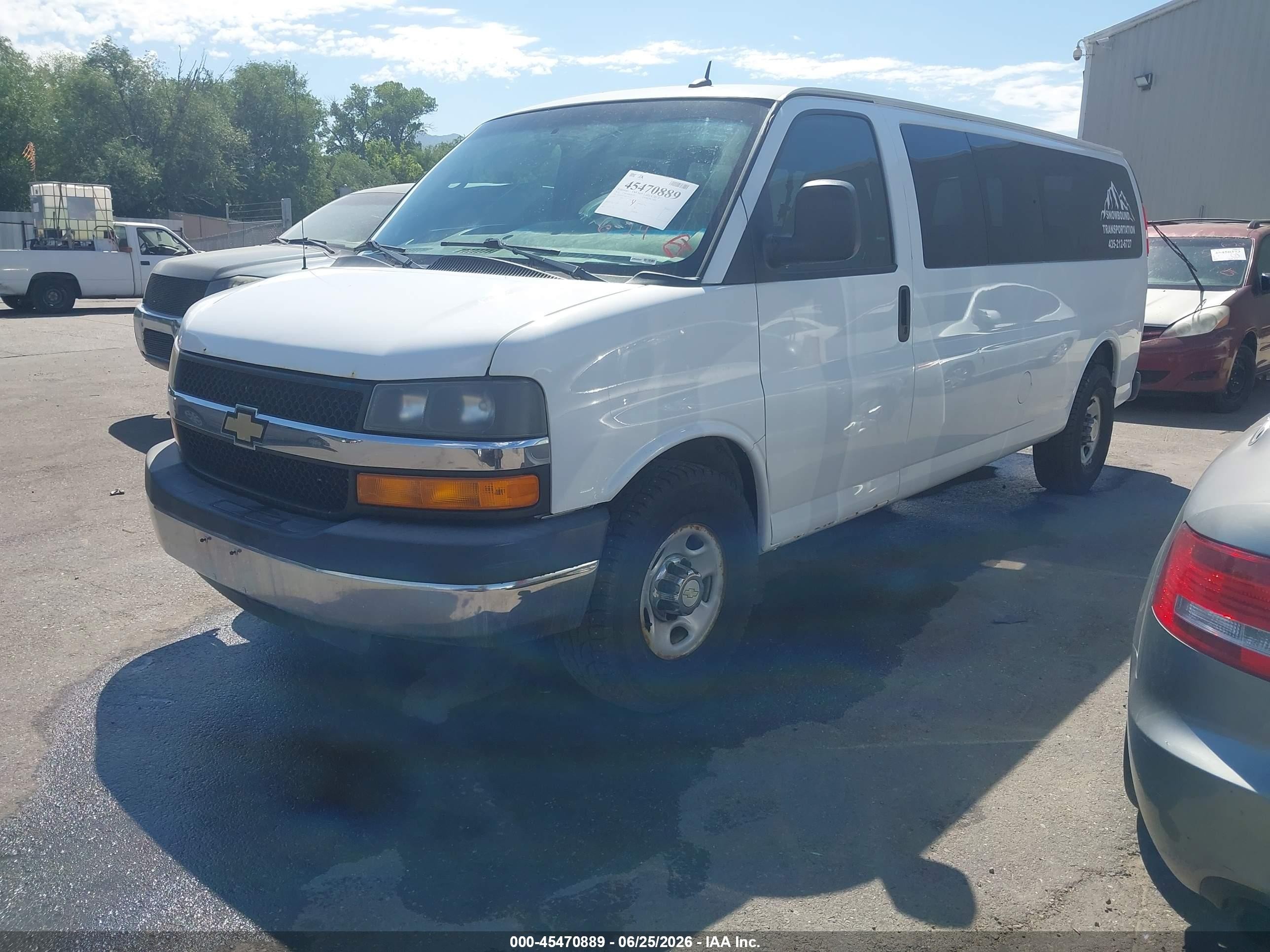 2013 Chevrolet Express 3500 Lt White vin: 1GAZG1FG9D1160237