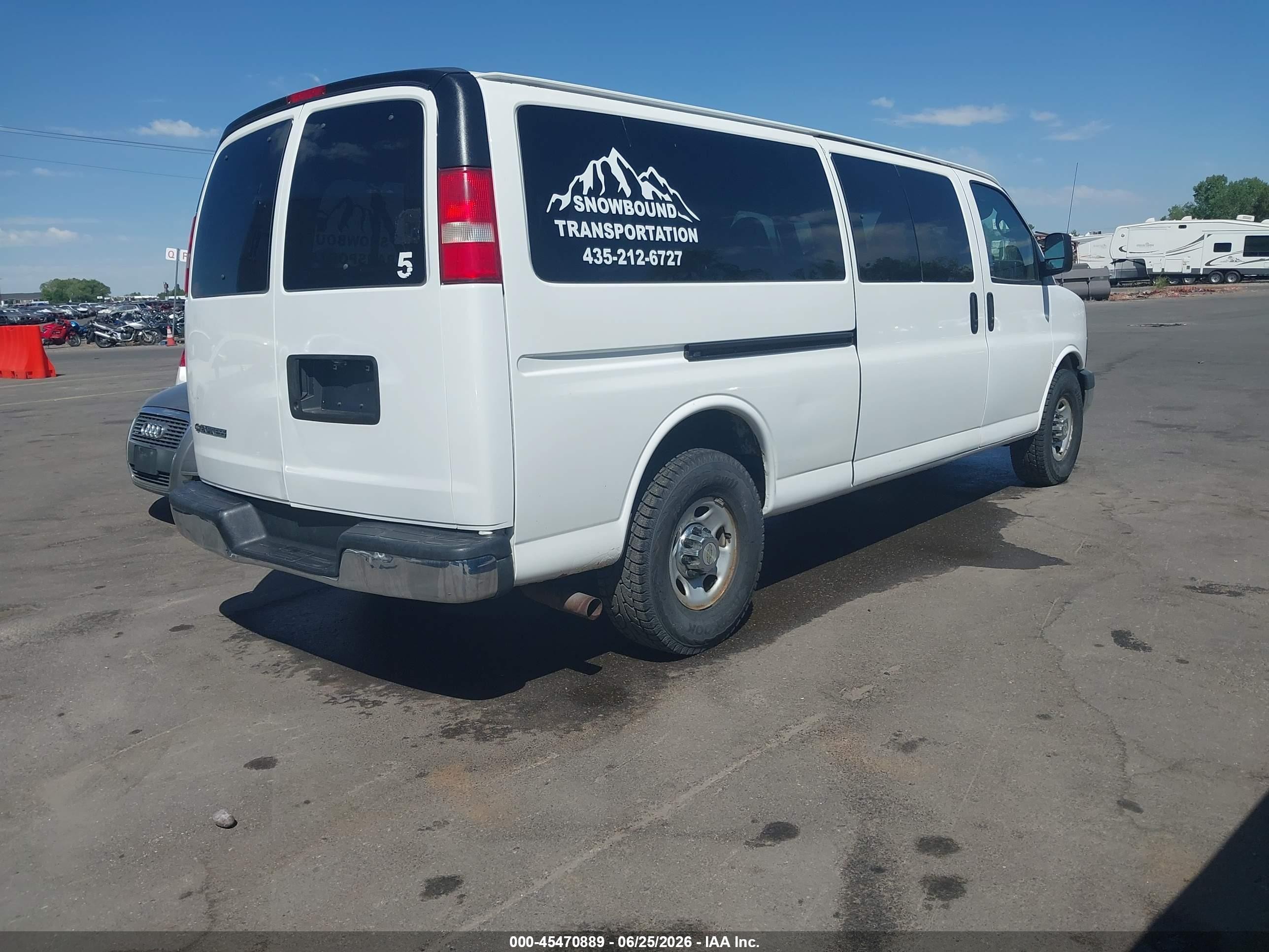 2013 Chevrolet Express 3500 Lt White vin: 1GAZG1FG9D1160237