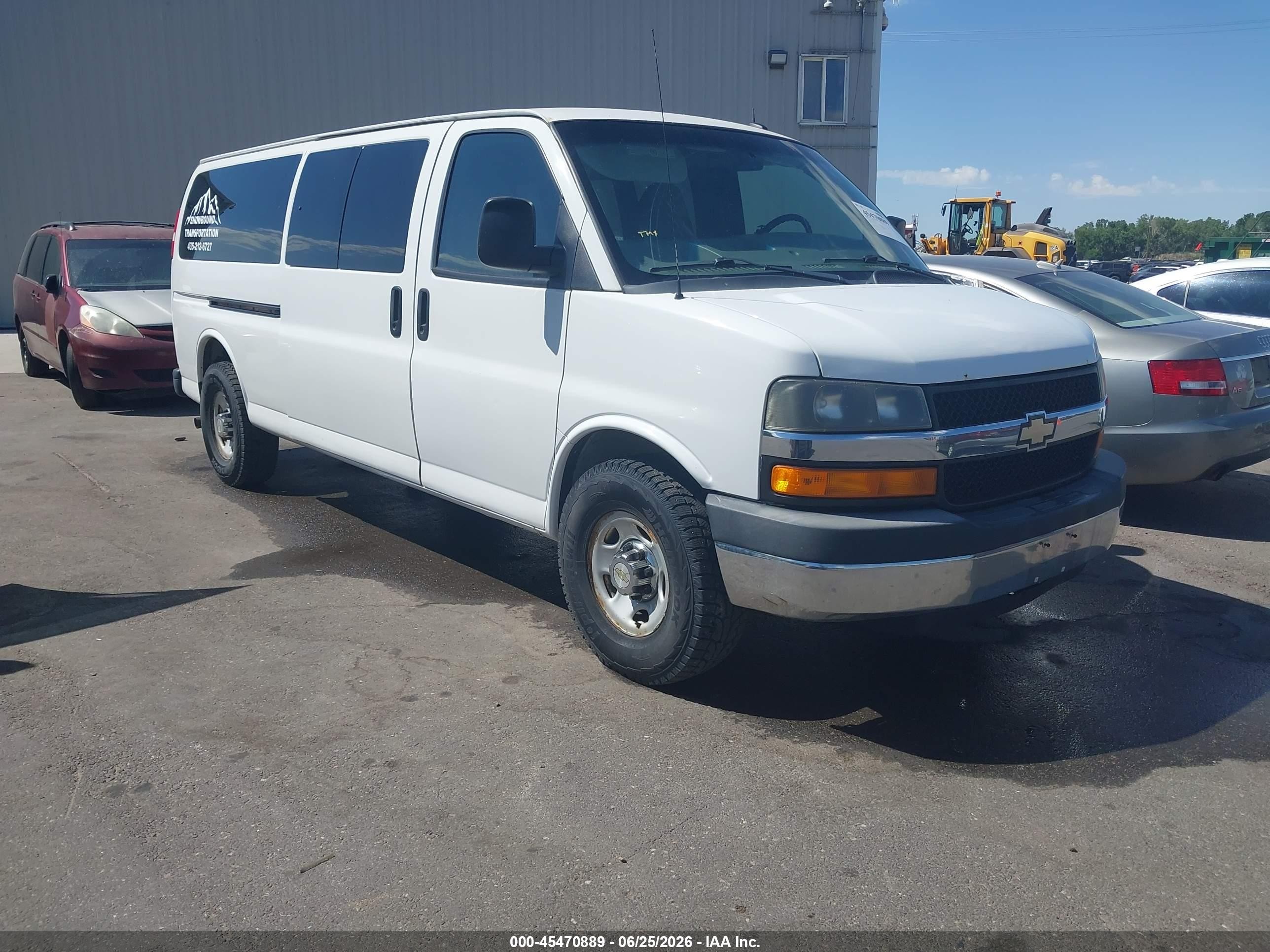 2013 Chevrolet Express 3500 Lt Белый vin: 1GAZG1FG9D1160237