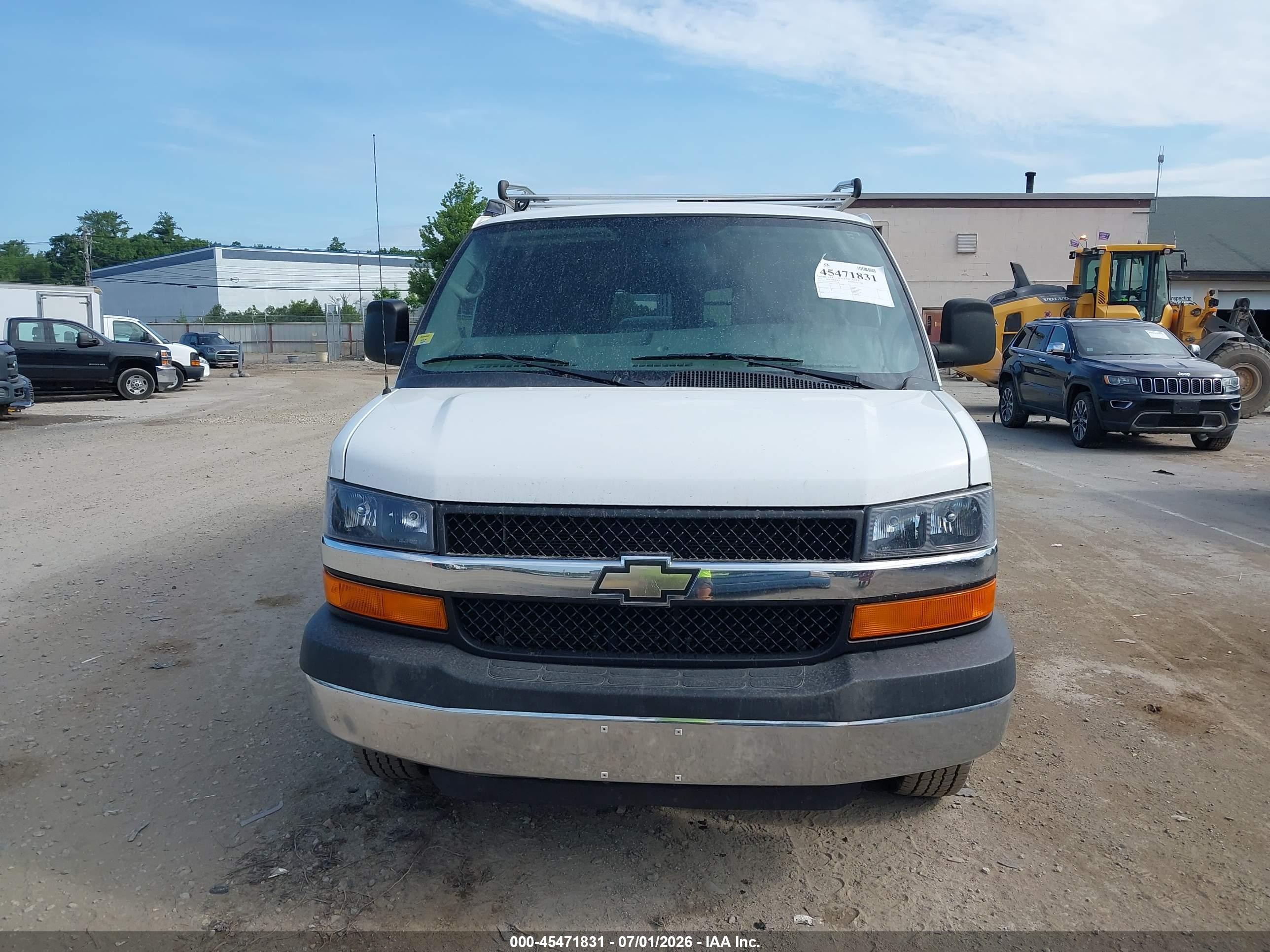 2014 Chevrolet Express 3500 Lt White vin: 1GAZG1FGXE1183558