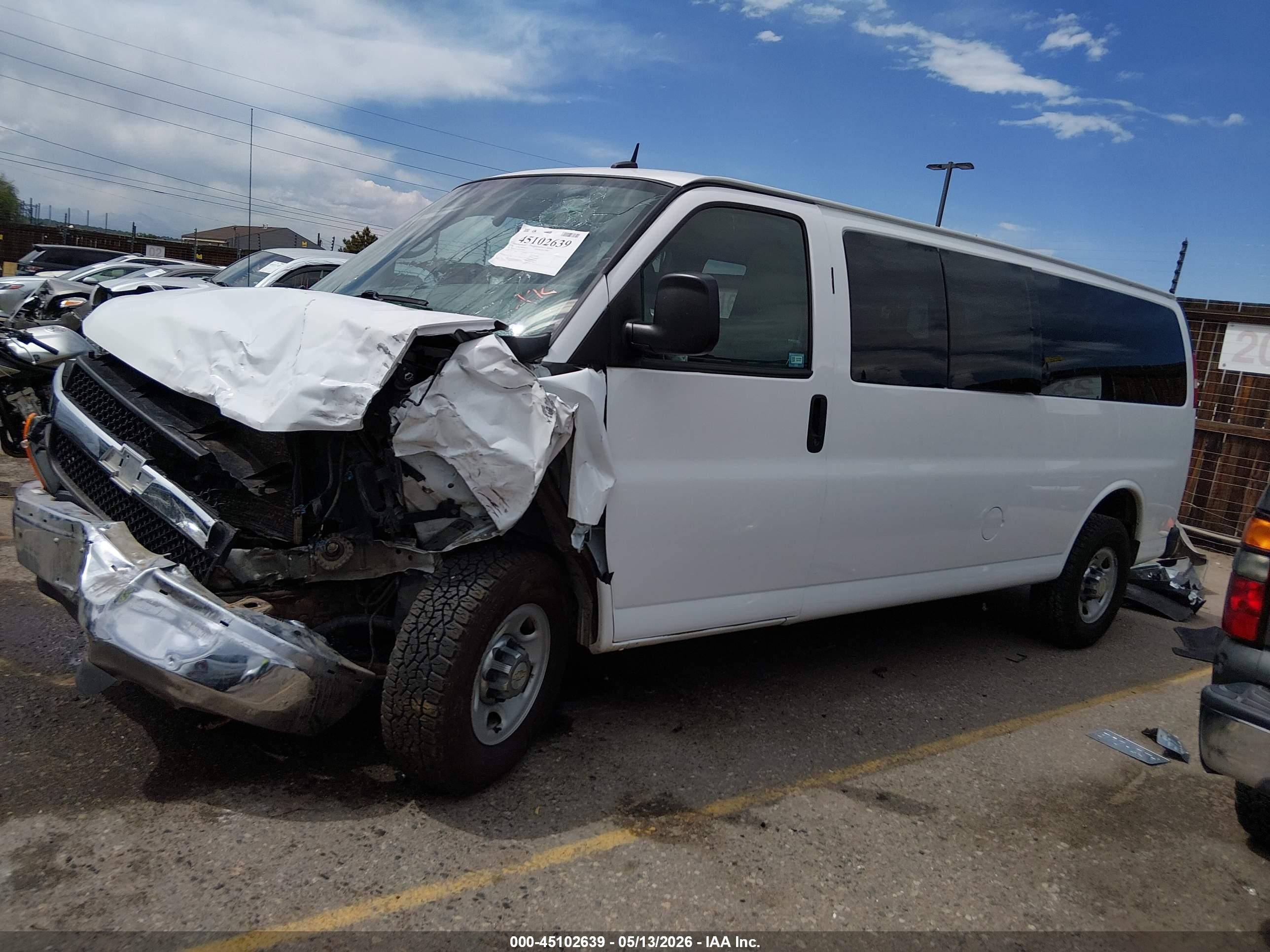 2014 Chevrolet Express 3500 Lt White vin: 1GAZG1FGXE1188968