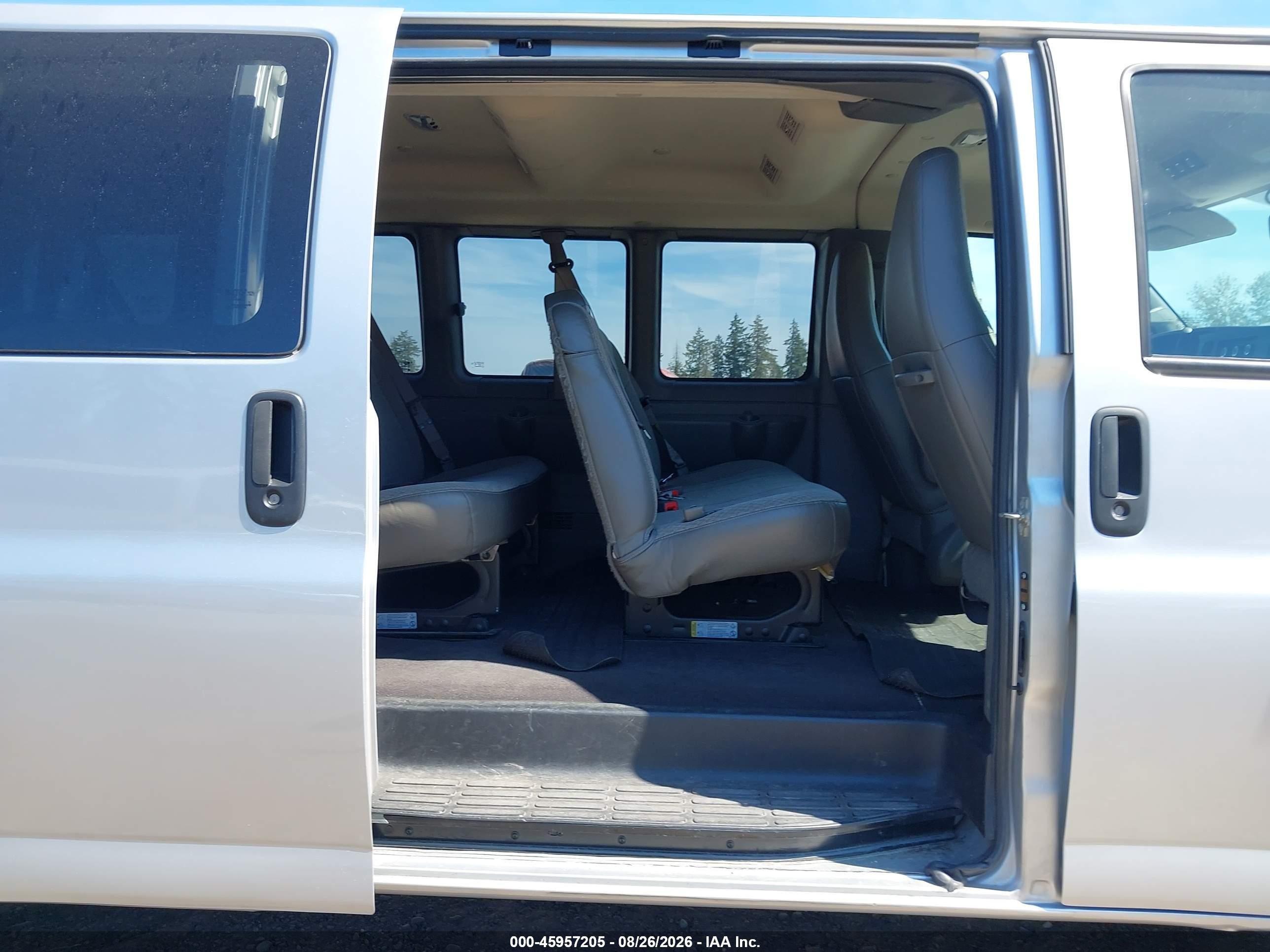 2019 Chevrolet Express 3500 Ls Silver vin: 1GAZGNFG4K1359135