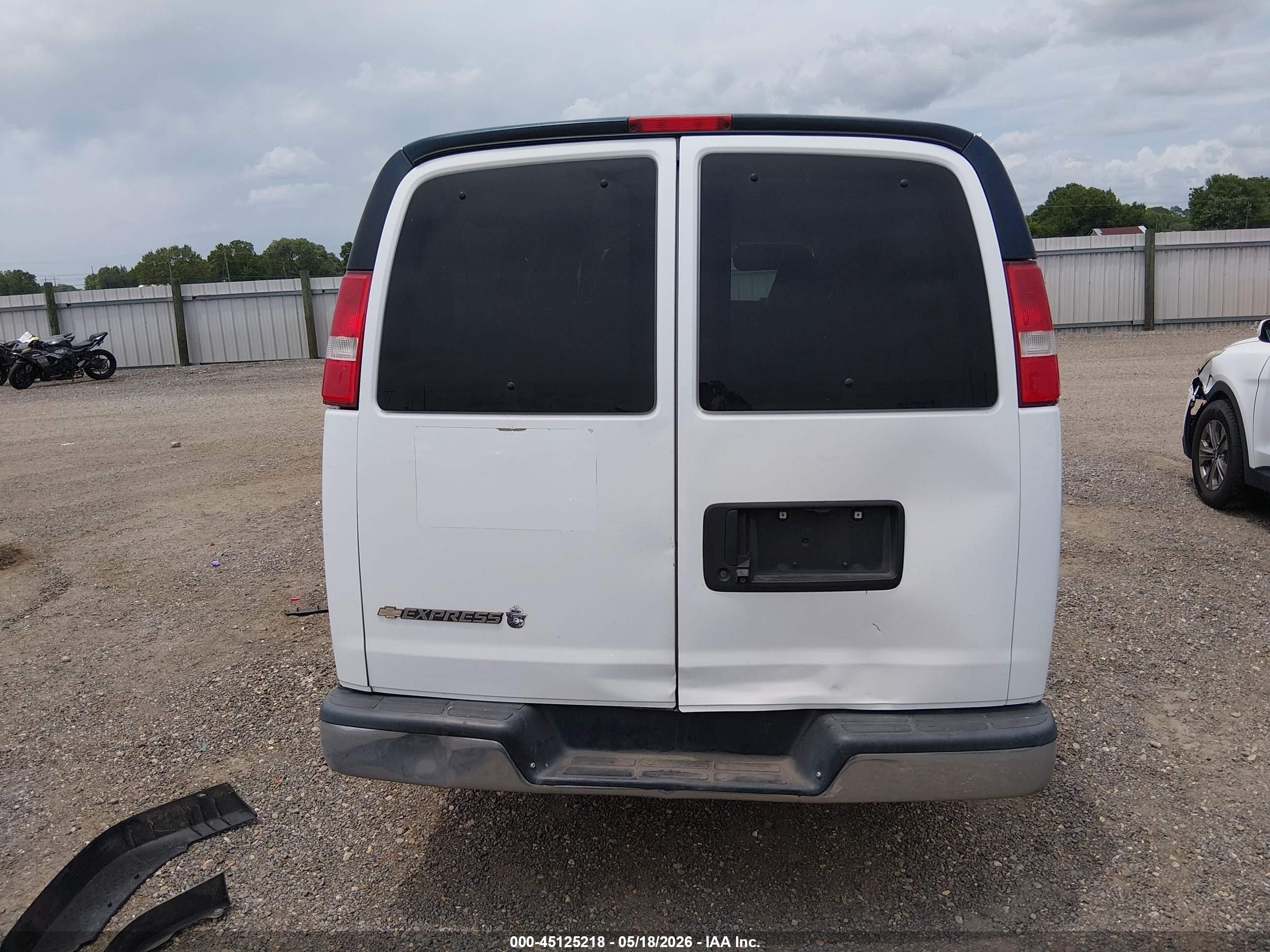 2022 Chevrolet Express Passenger Rwd 3500 Extended Wheelbase Ls White vin: 1GAZGNFP2N1267901