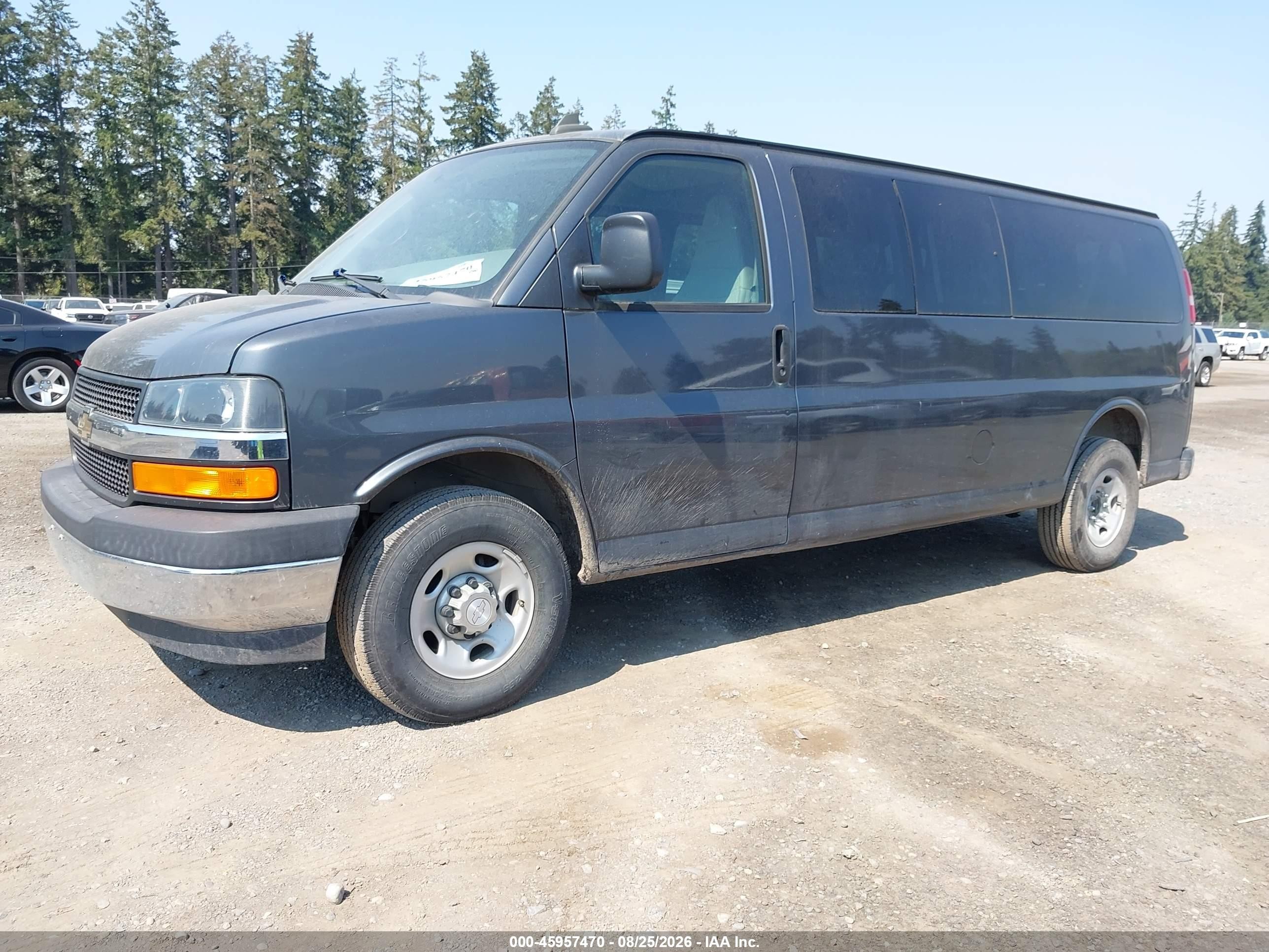 2017 Chevrolet Express 3500 Lt Синий vin: 1GAZGPFF2H1101787