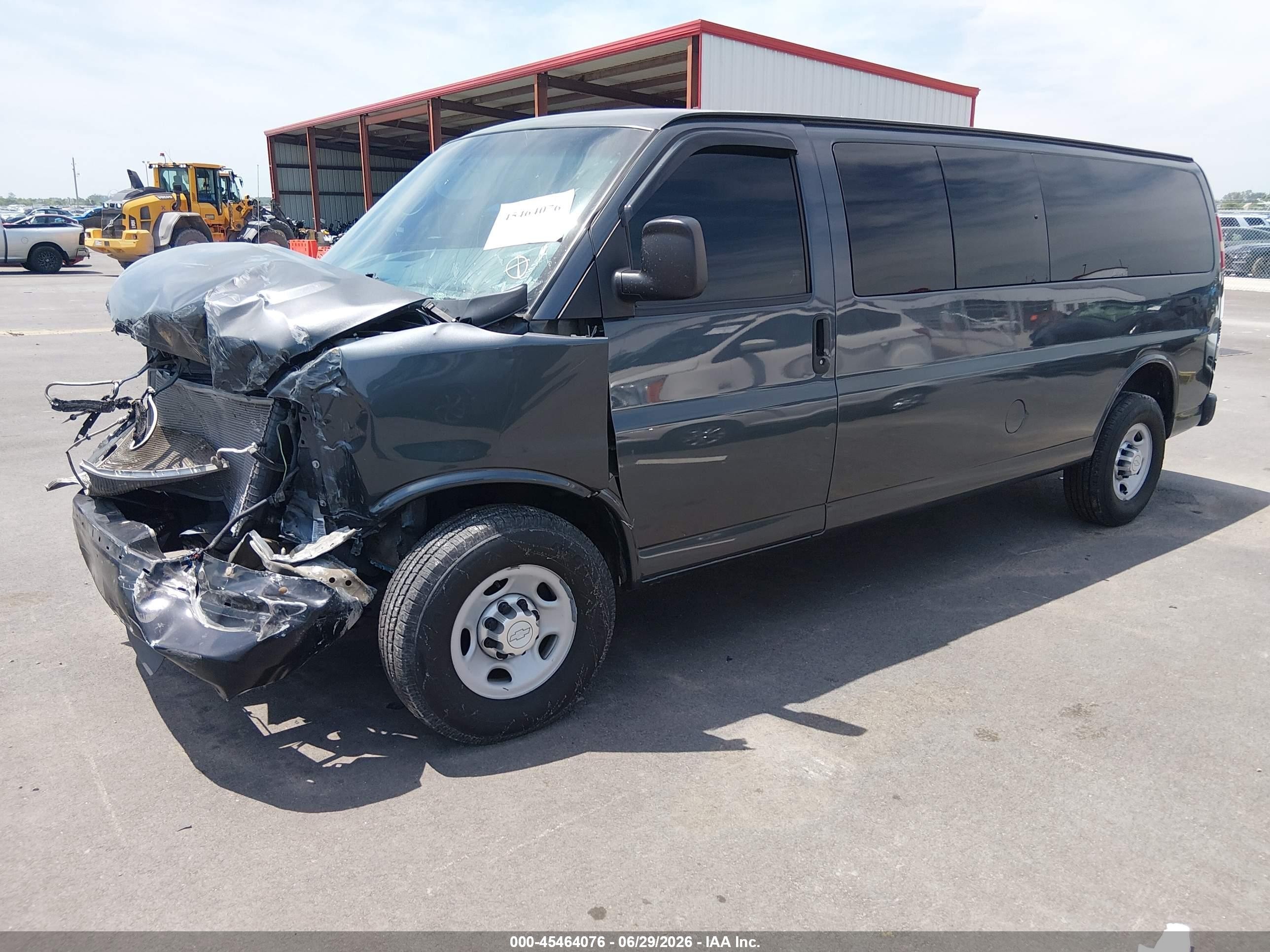2015 Chevrolet Express 3500 Ls Gray vin: 1GAZGZFG6F1100997