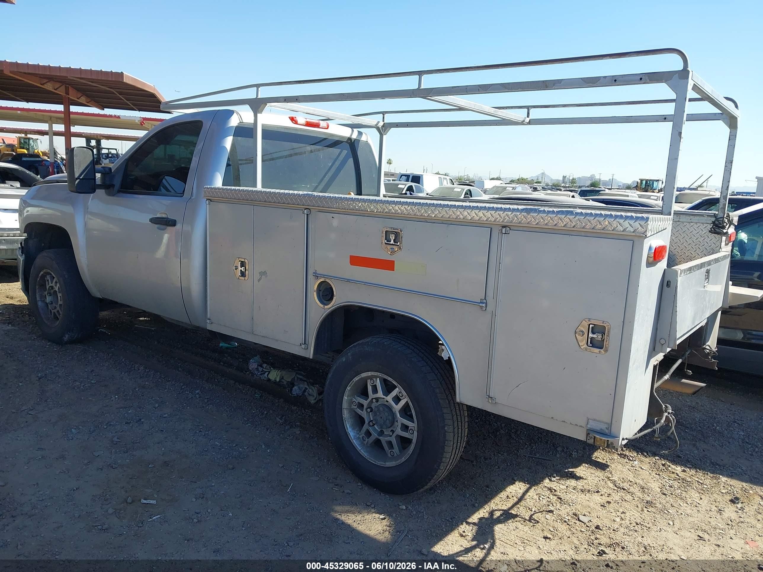 2013 Chevrolet Silverado 2500hd Work Truck Gray vin: 1GB0CVCG0DF221960