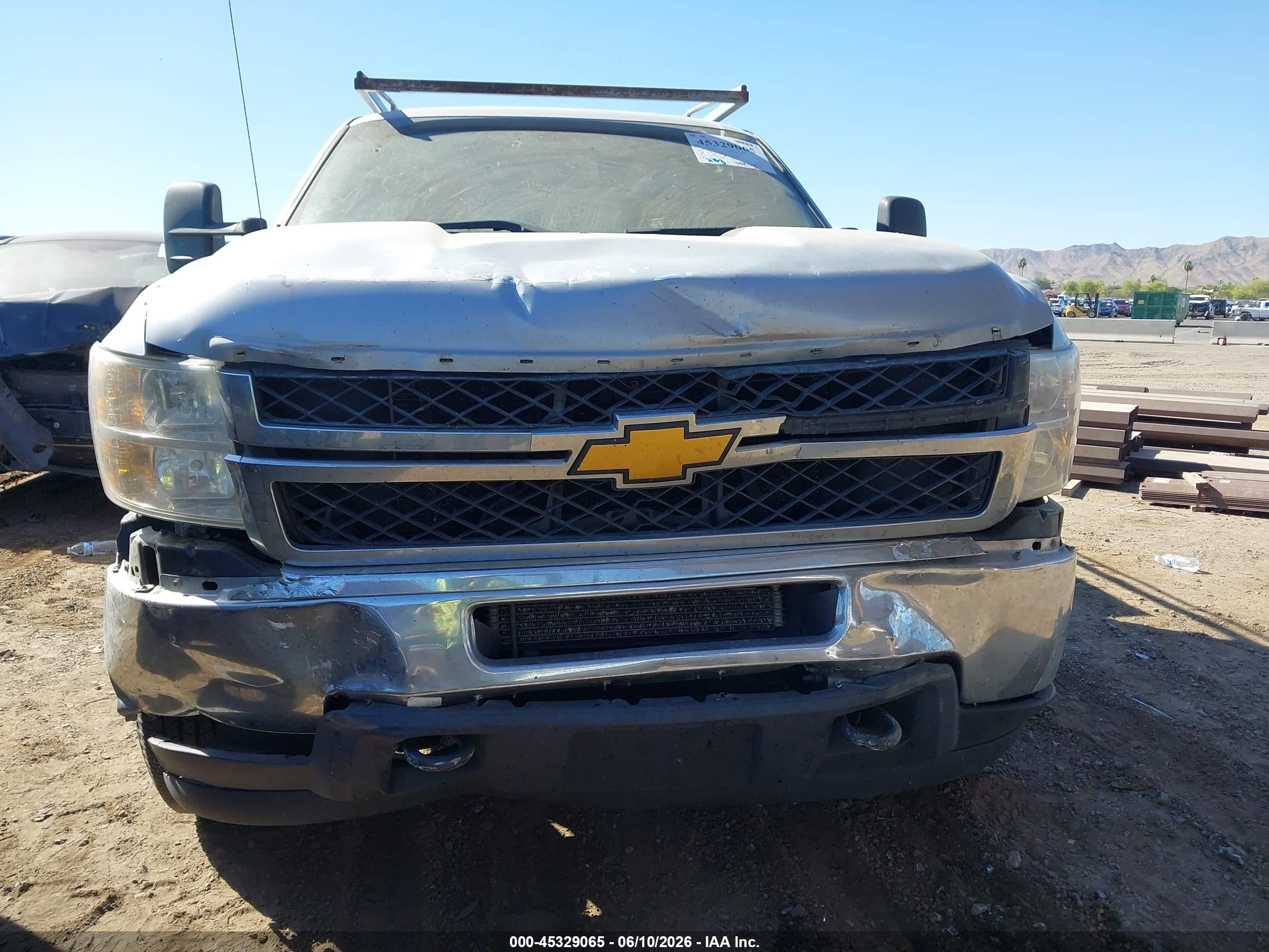 2013 Chevrolet Silverado 2500hd Work Truck Gray vin: 1GB0CVCG0DF221960