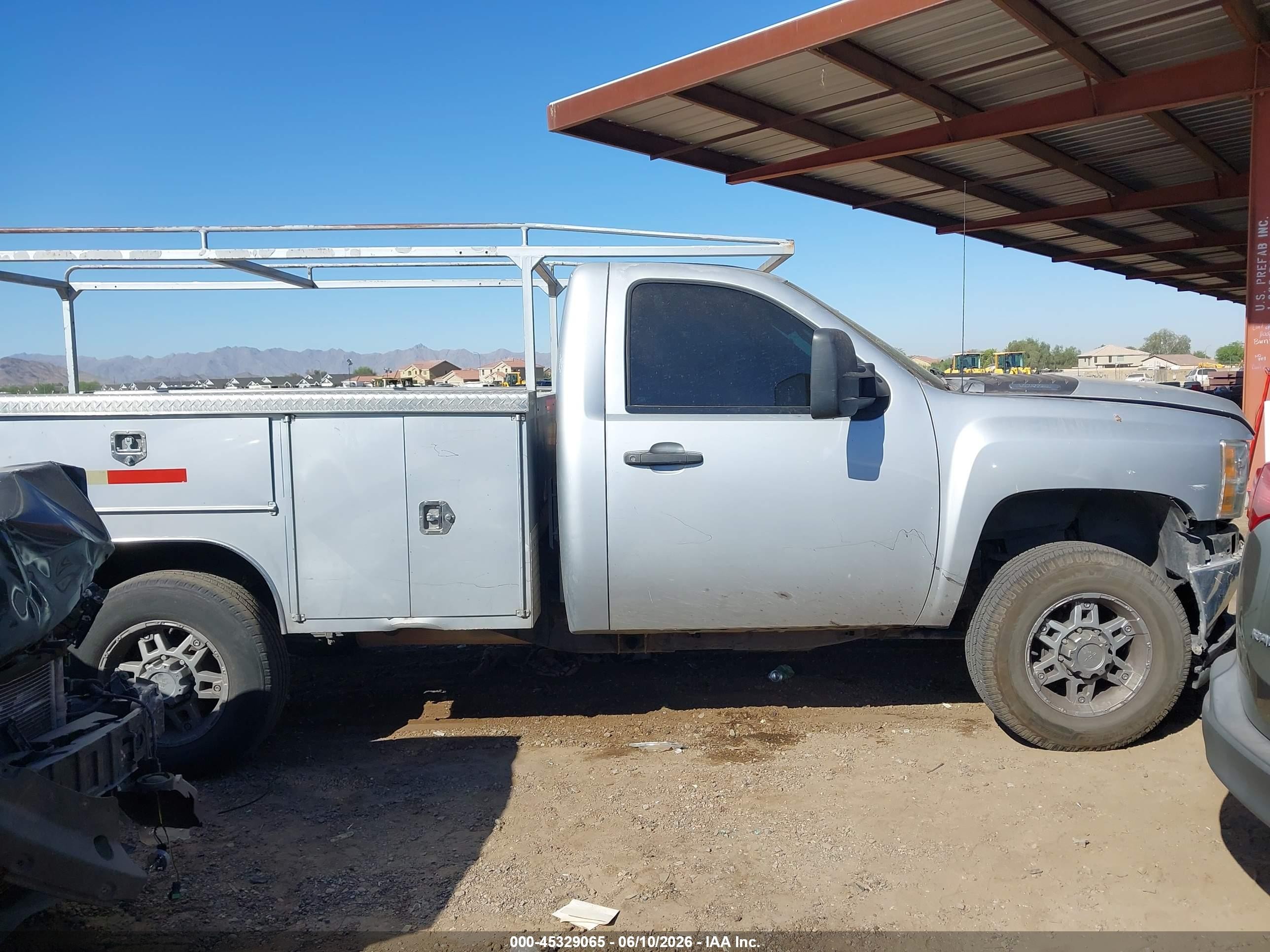 2013 Chevrolet Silverado 2500hd Work Truck Gray vin: 1GB0CVCG0DF221960