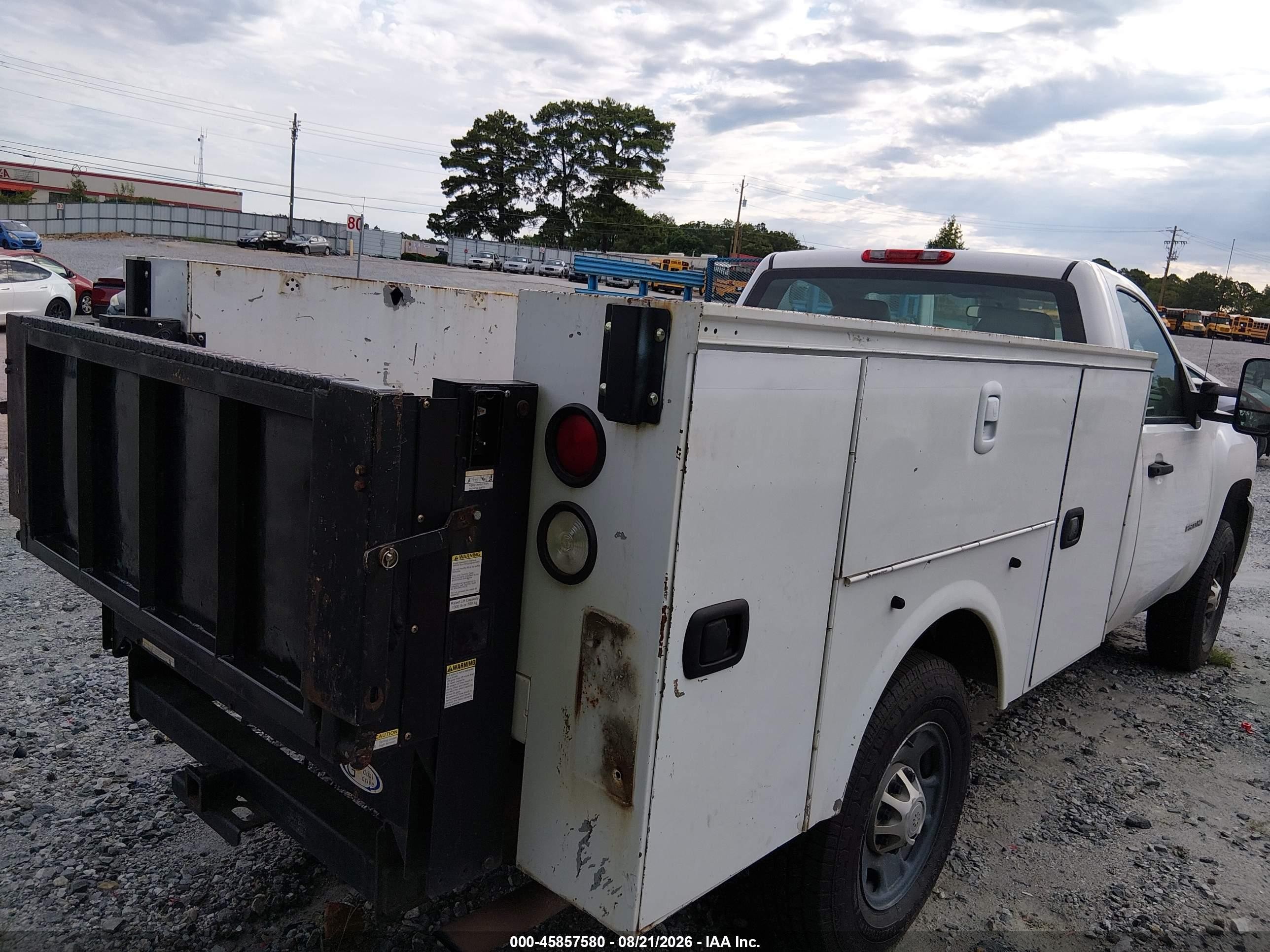 2011 Chevrolet Silverado 2500hd Work Truck White vin: 1GB0CVCG2BF174167